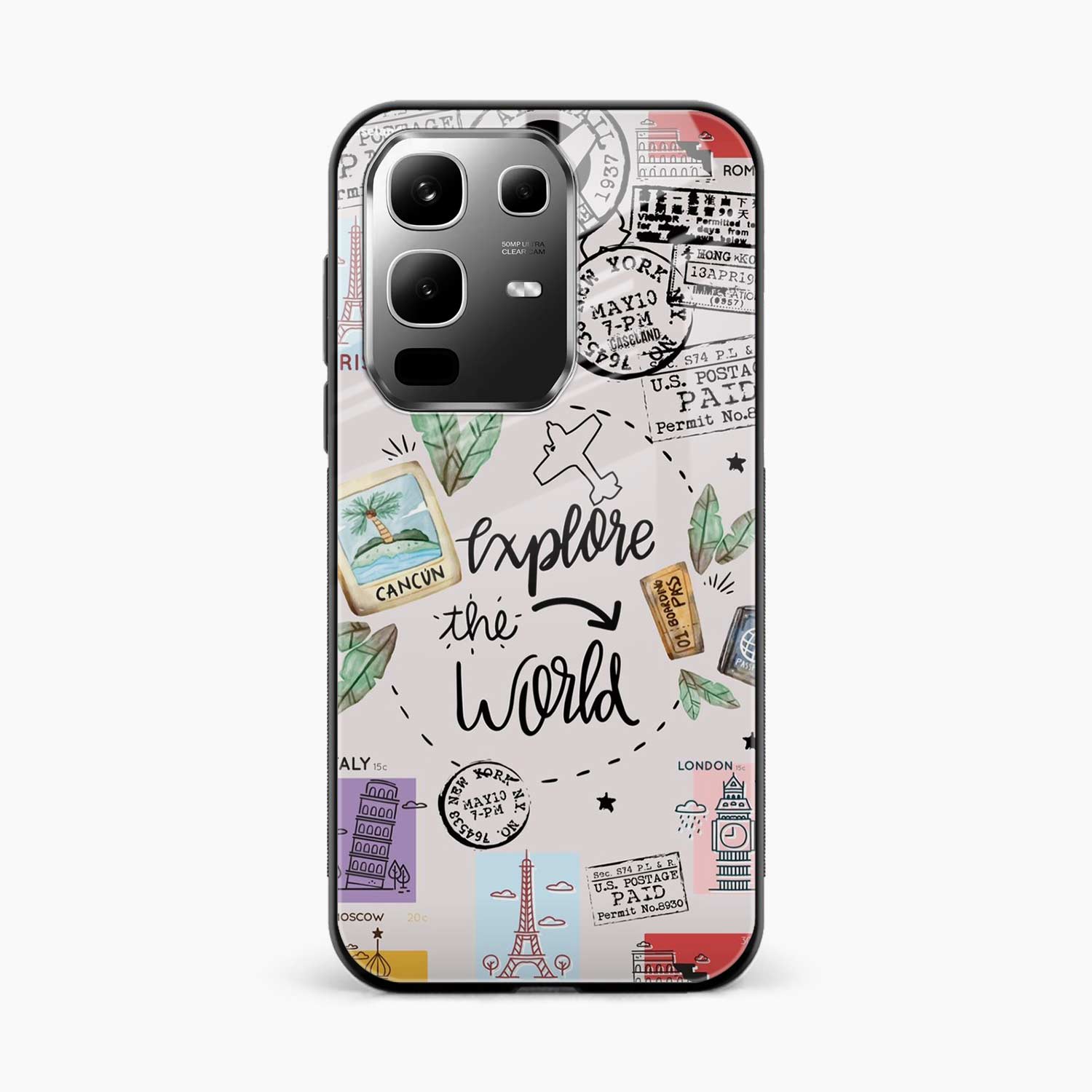 Explore The World Infinix Note 50s 5G Plus Back Cover