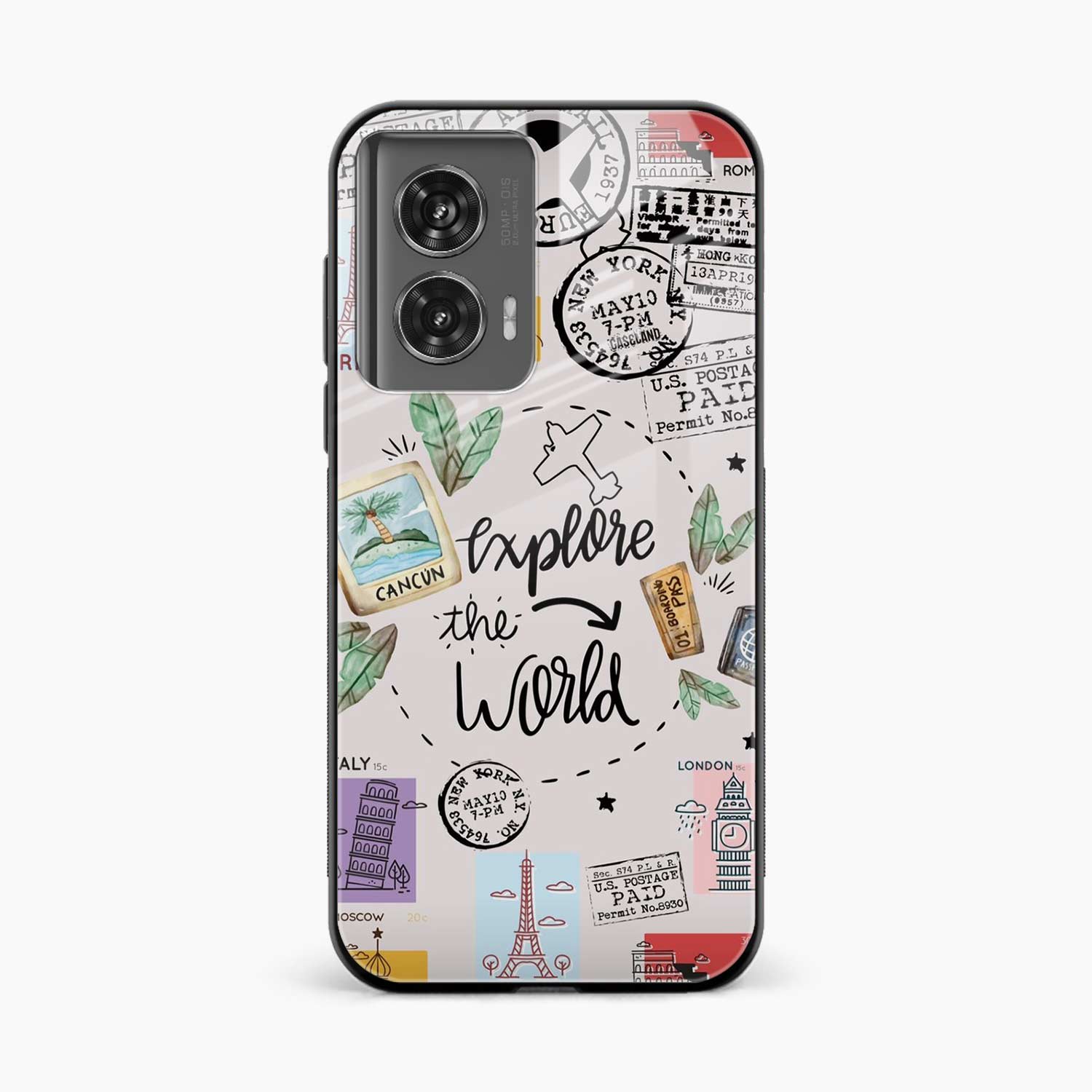 Explore The World Motorola G96 5G Back Cover