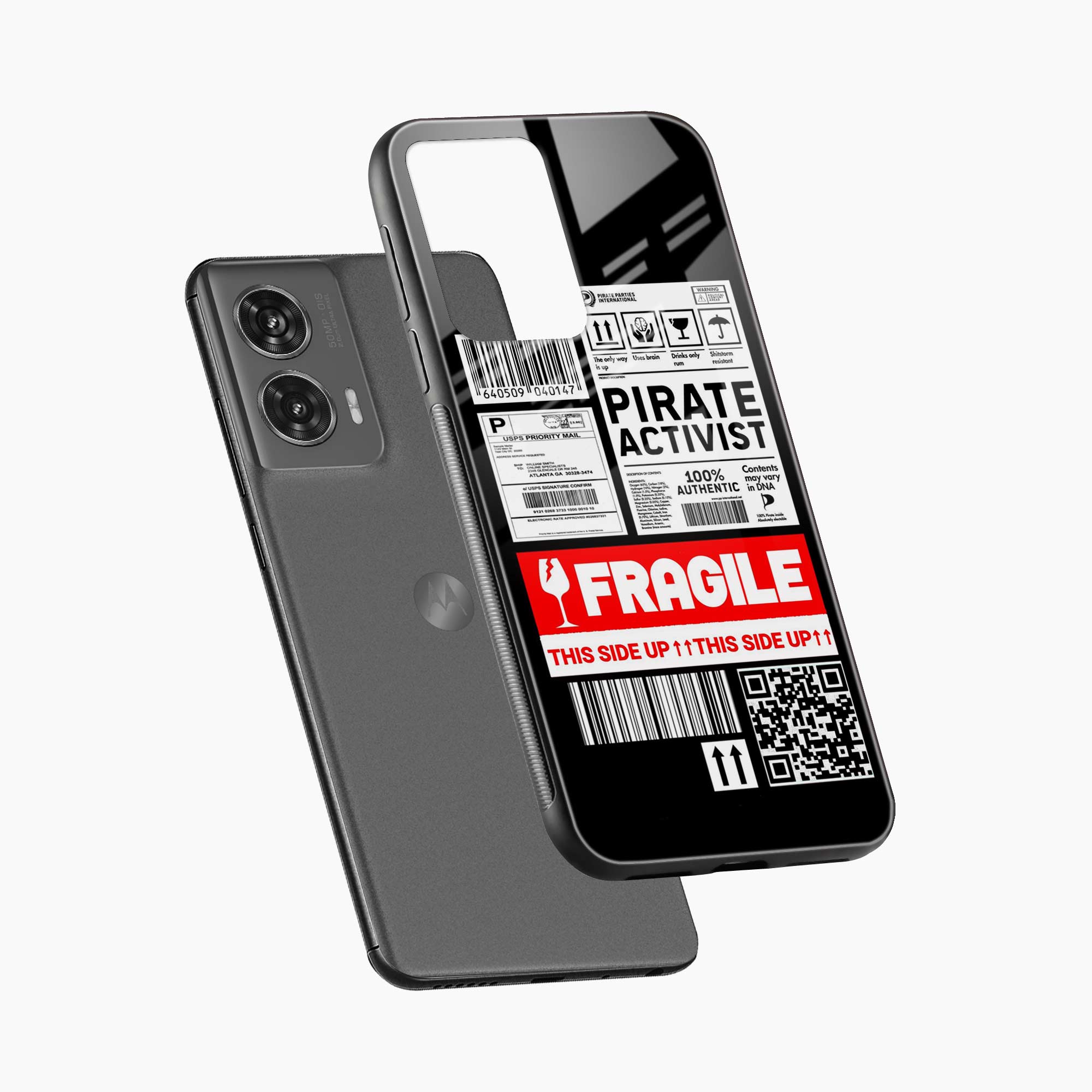 Fragile Motorola G96 5G Back Cover