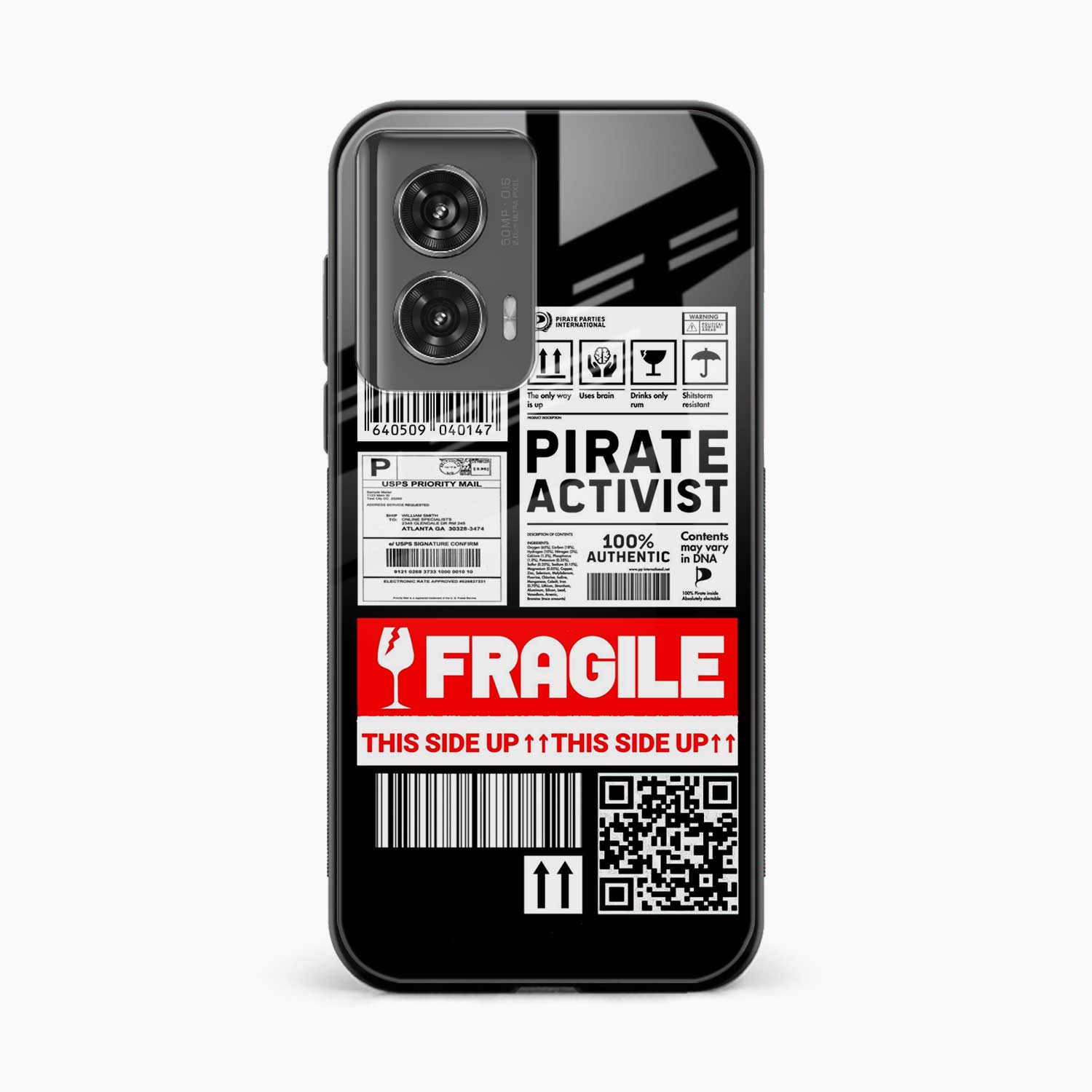 Fragile Motorola G96 5G Back Cover