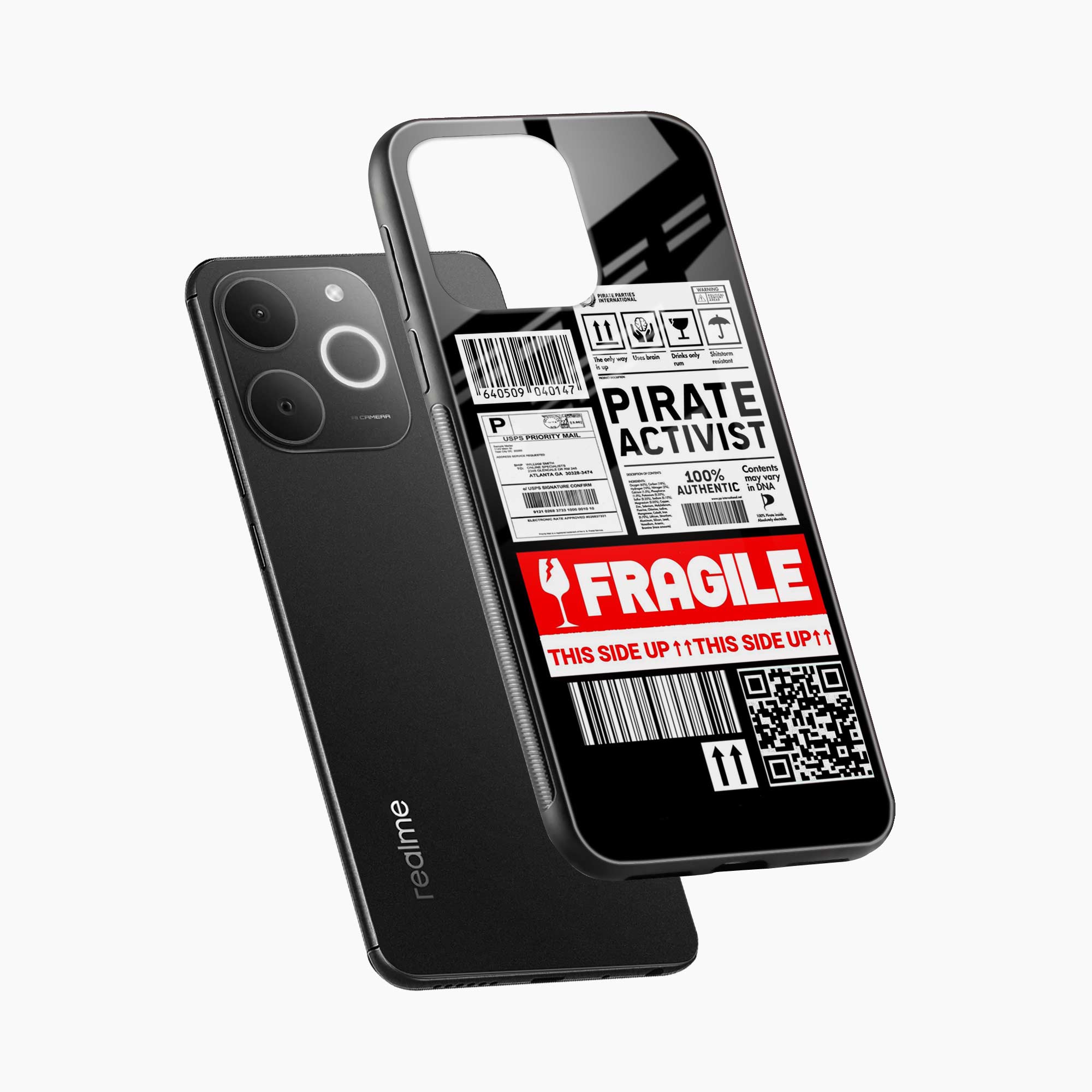 Fragile Realme Narzo 80 Lite 4G Back Cover