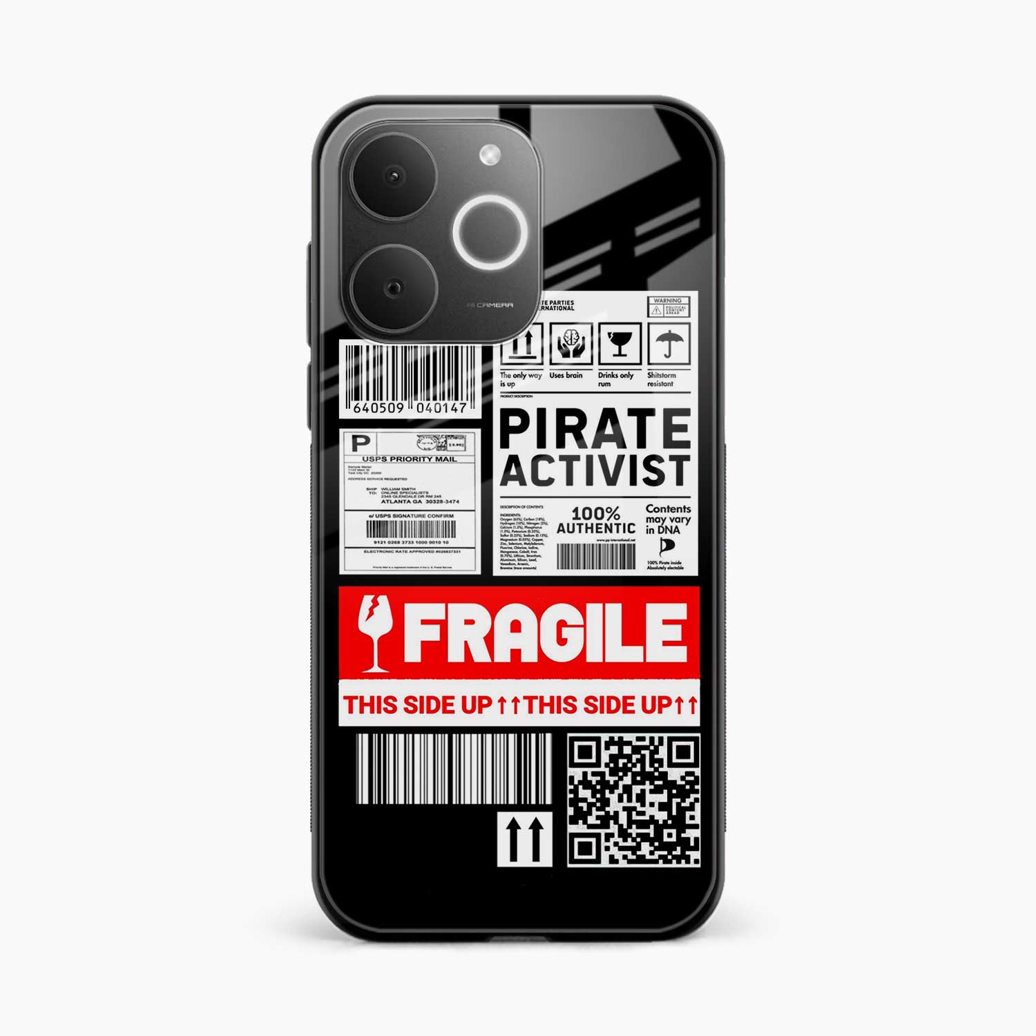 Fragile Realme Narzo 80 Lite 4G Back Cover