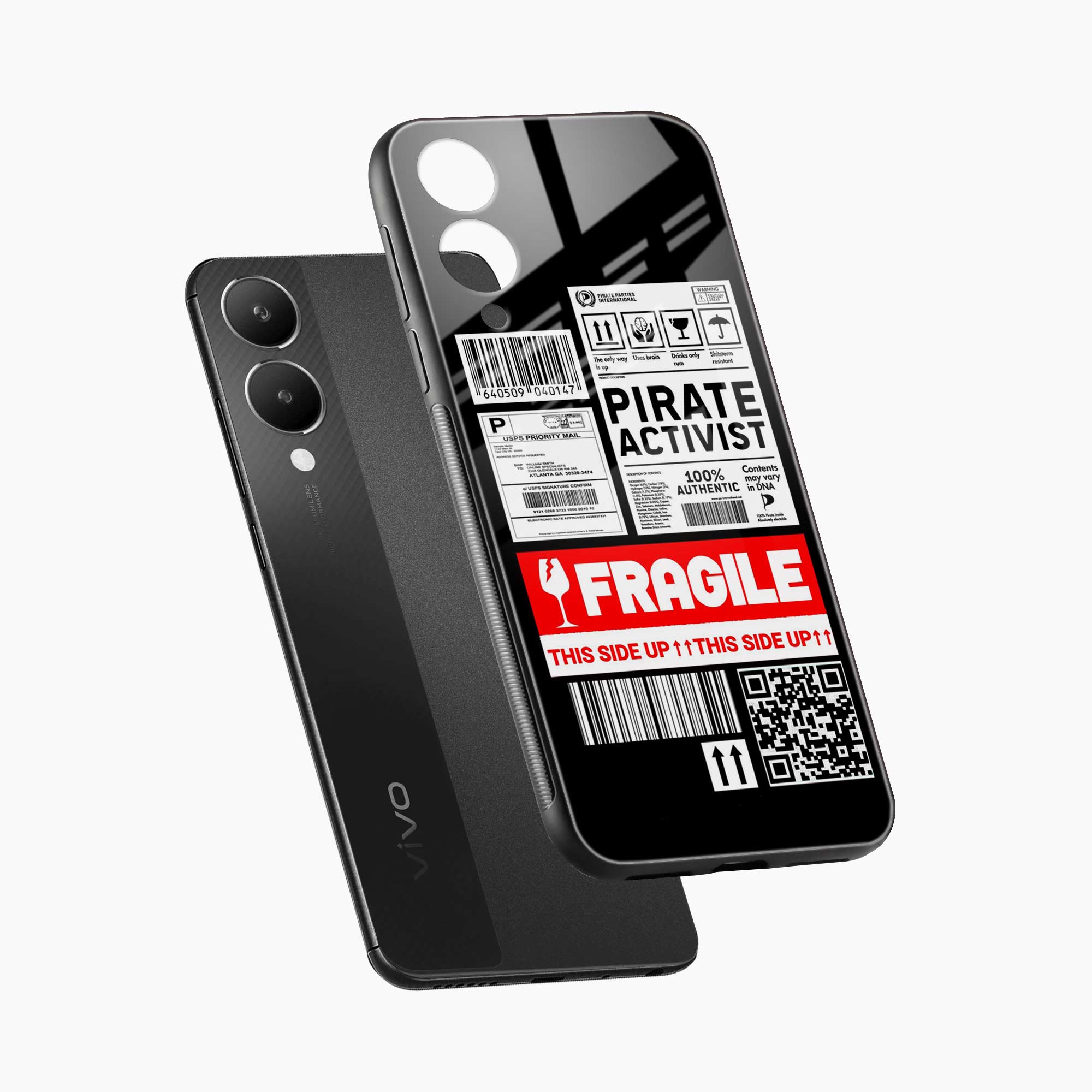 Fragile Vivo Y28 5G Back Cover