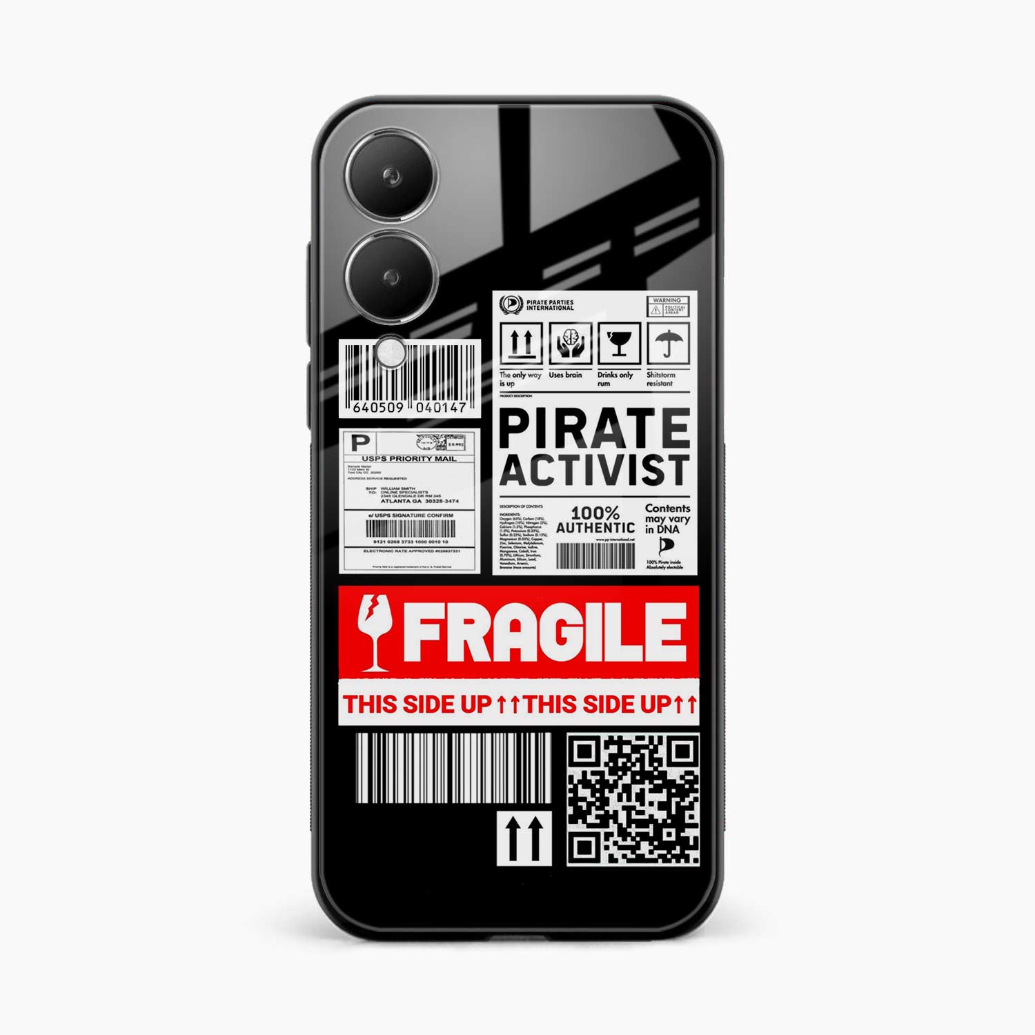 Fragile Vivo Y28 5G Back Cover