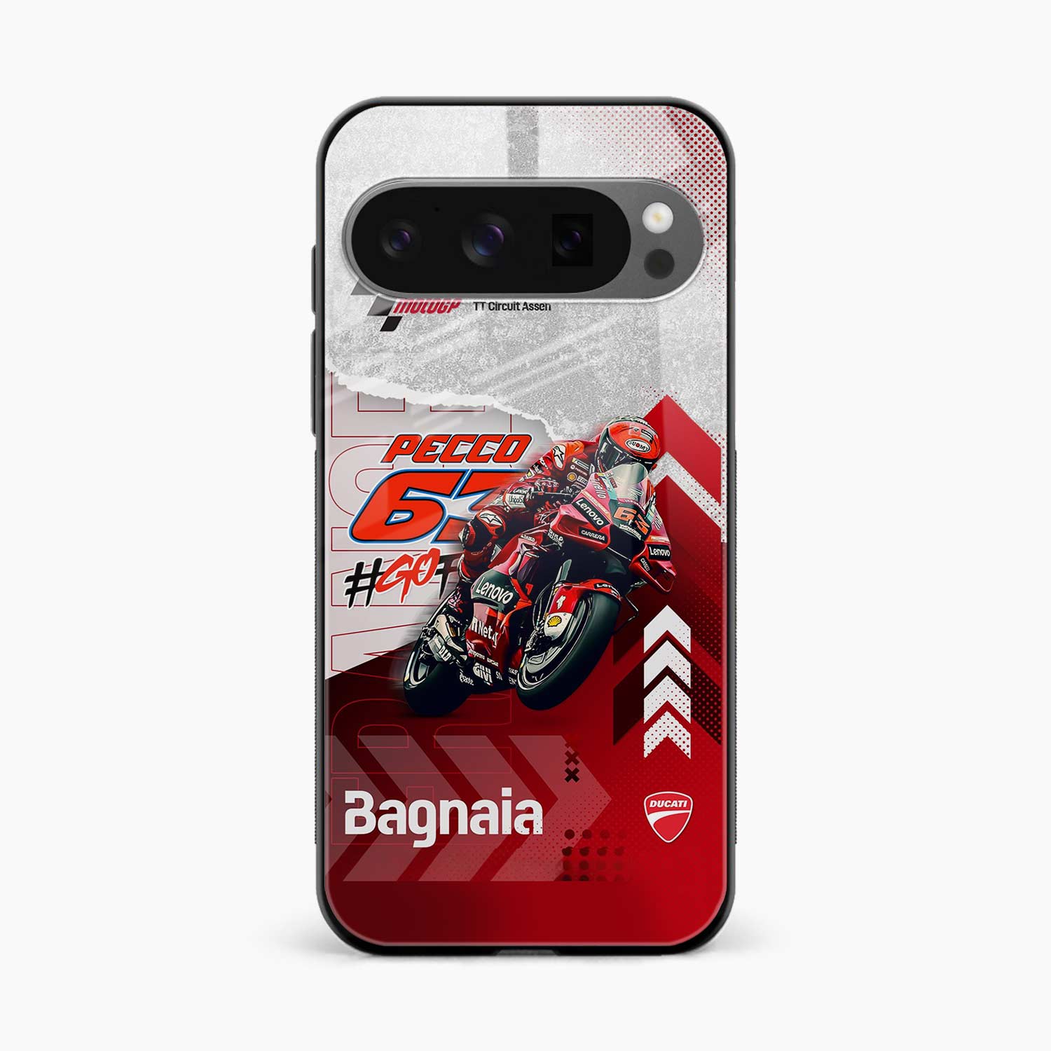 Francesco Bagnaia Google Pixel 10 Pro Back Cover