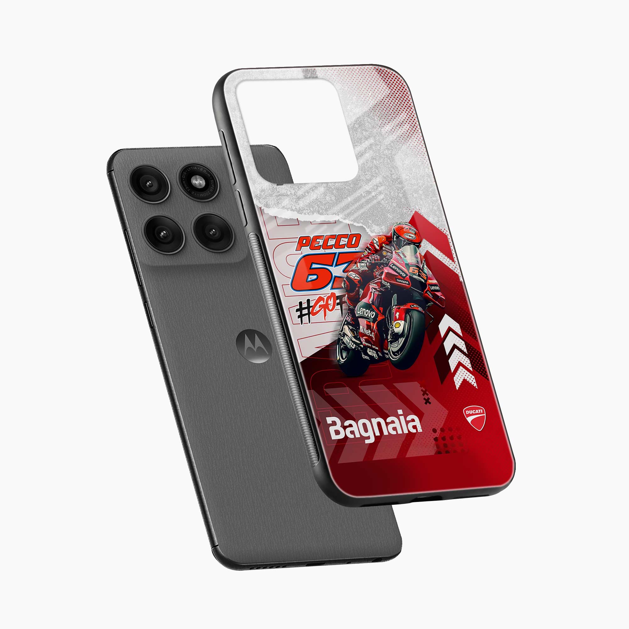 Francesco Bagnaia Motorola Edge 60 5G Back Cover