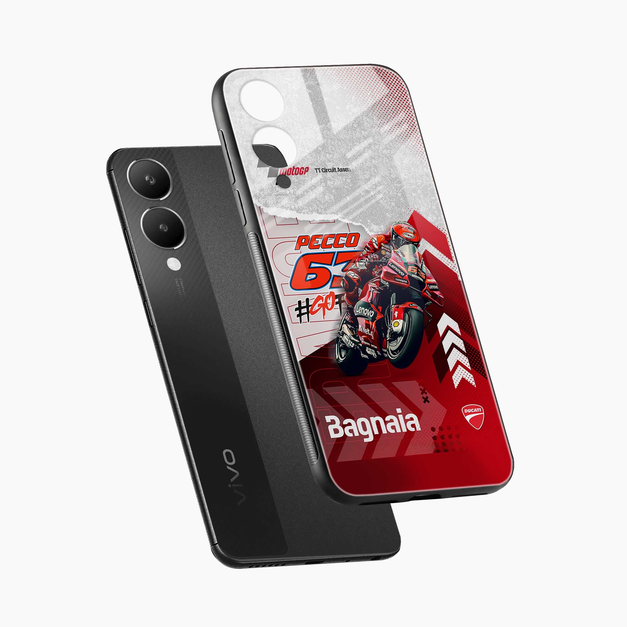 Francesco Bagnaia Vivo Y28 5G Back Cover