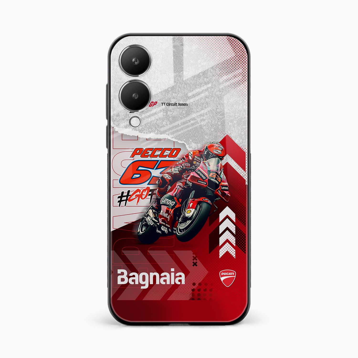 Francesco Bagnaia Vivo Y28 5G Back Cover