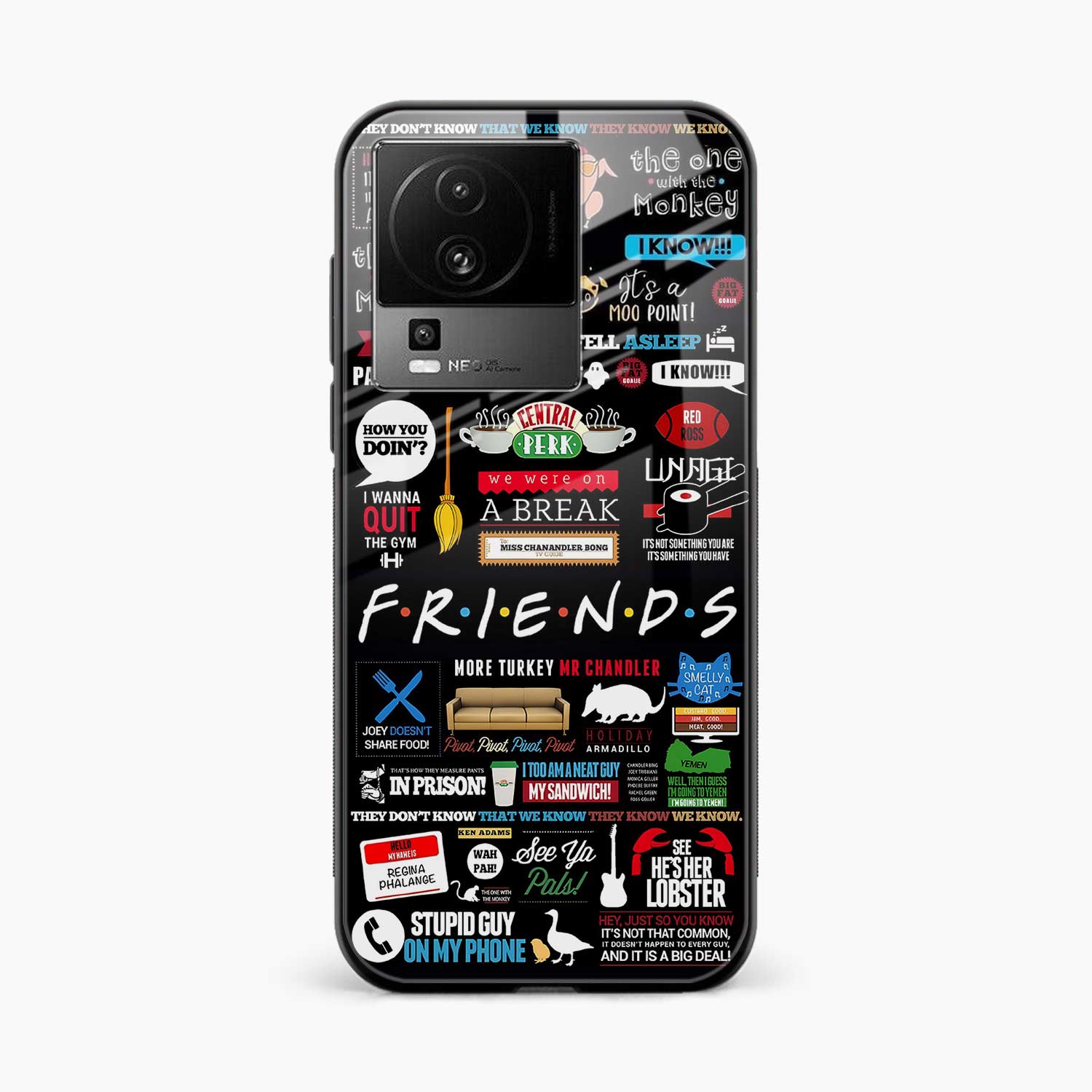 Friends Iqoo Neo 7 Pro 5G Back Cover
