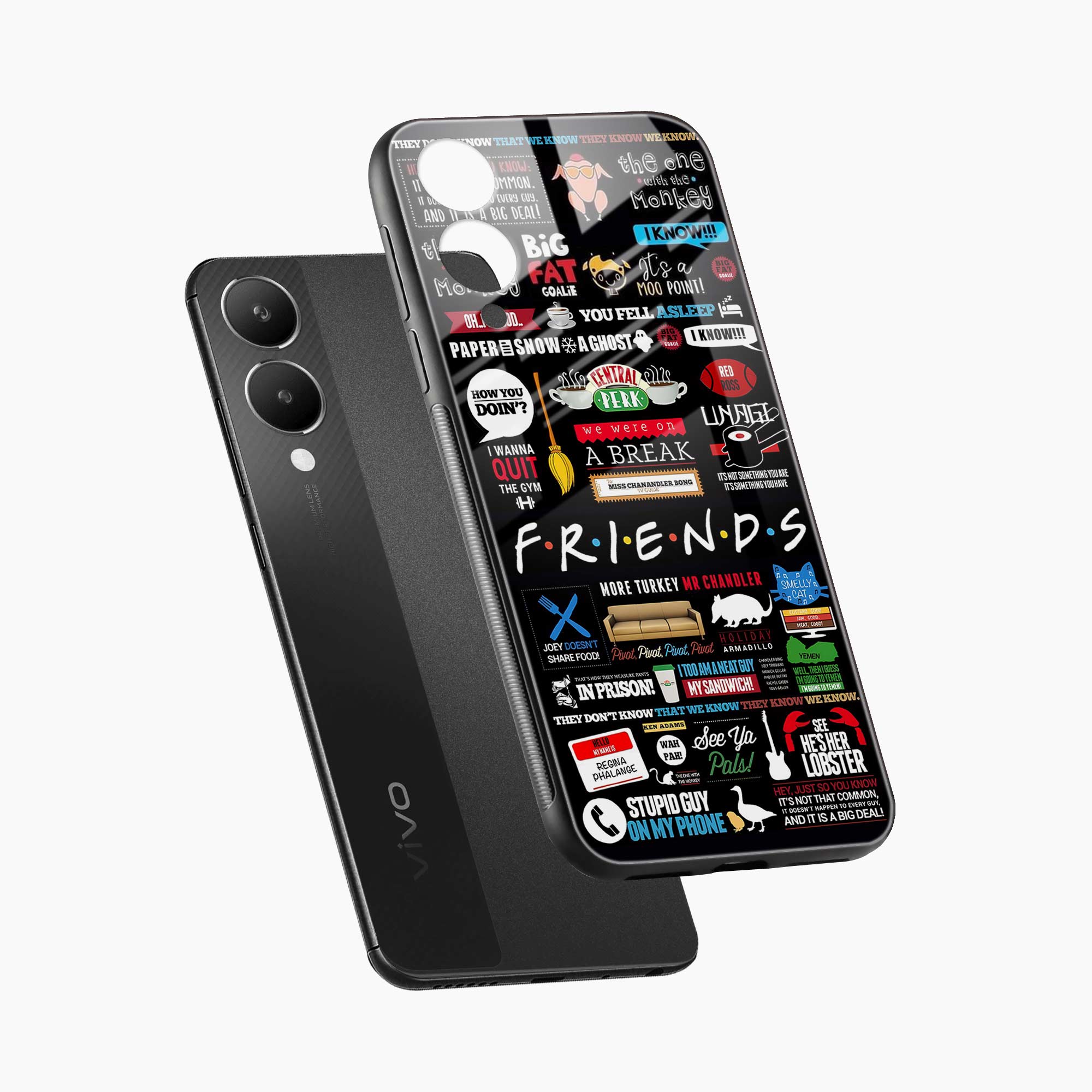 Friends Vivo Y28 5G Back Cover