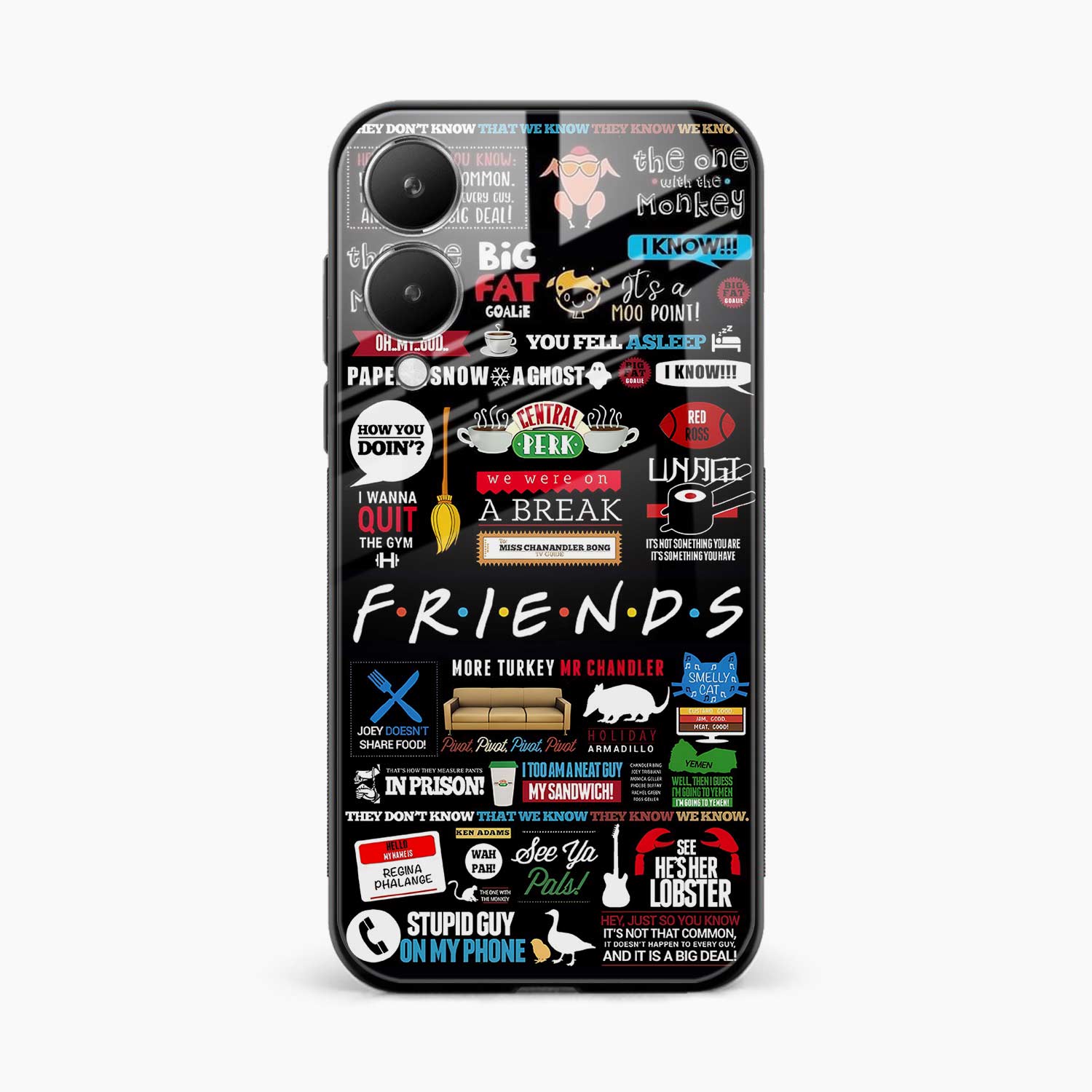 Friends Vivo Y28 5G Back Cover