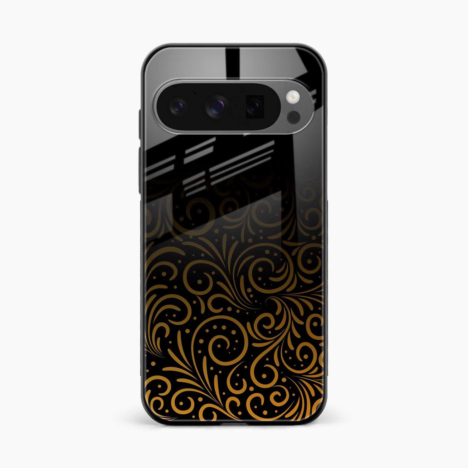 Golden Swirl Google Pixel 10 Pro Back Cover
