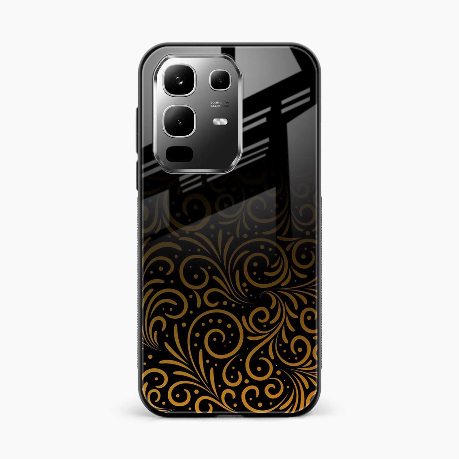 Golden Swirl Infinix Note 50s 5G Plus Back Cover