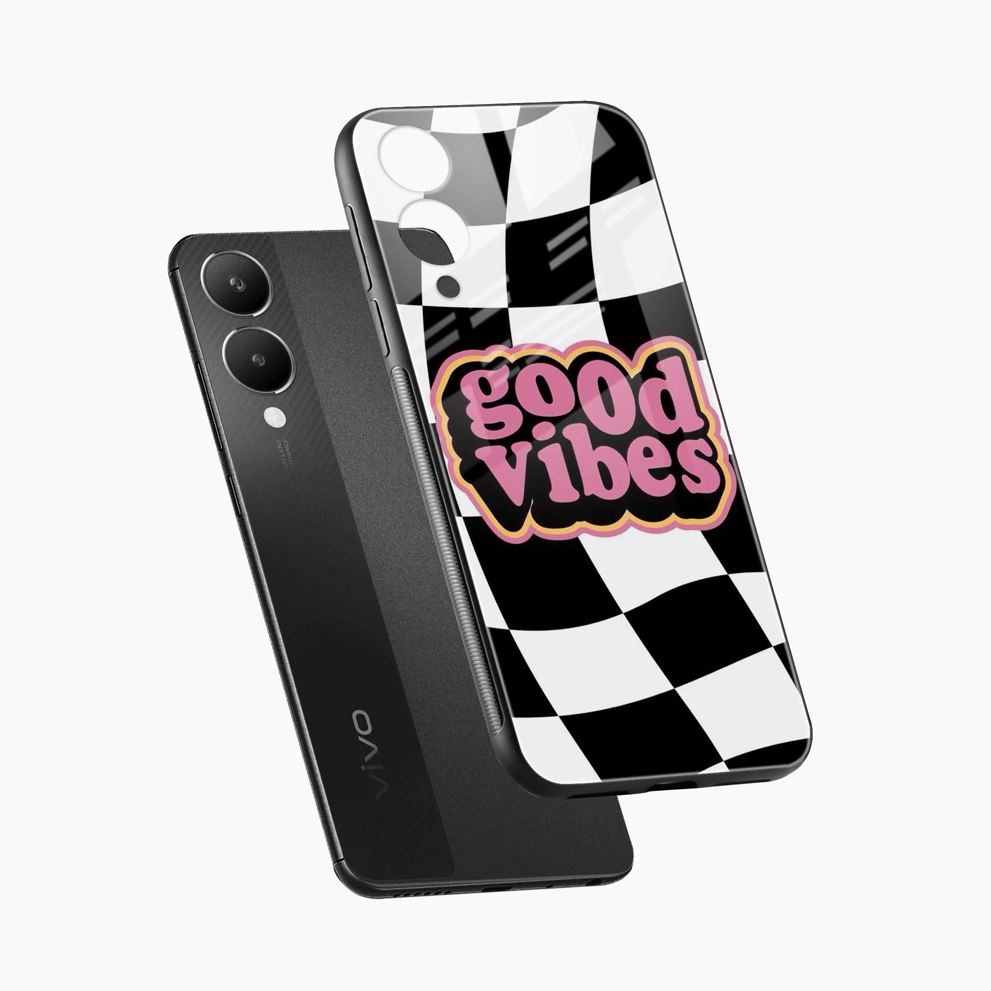 Good Vibes Vivo Y28 5G Back Cover