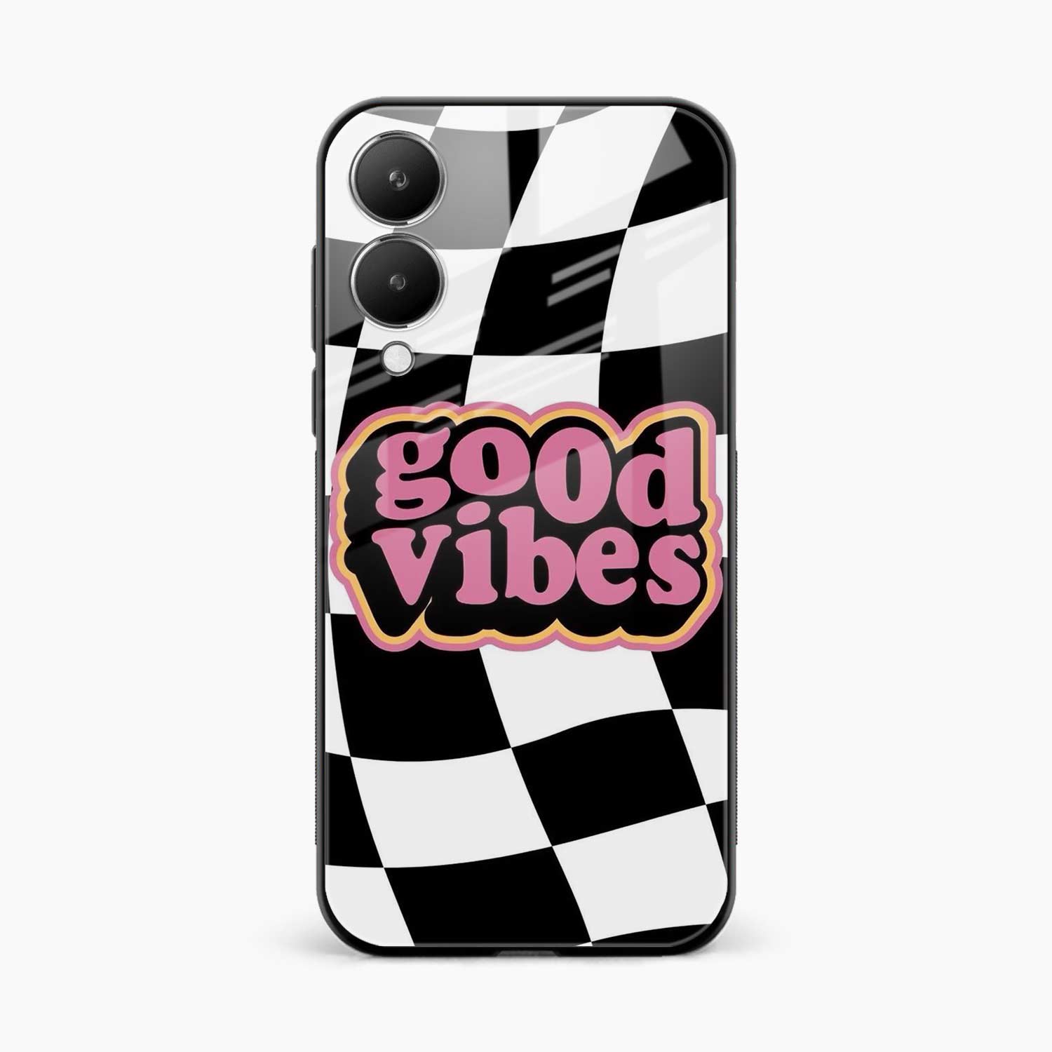 Good Vibes Vivo Y28 5G Back Cover