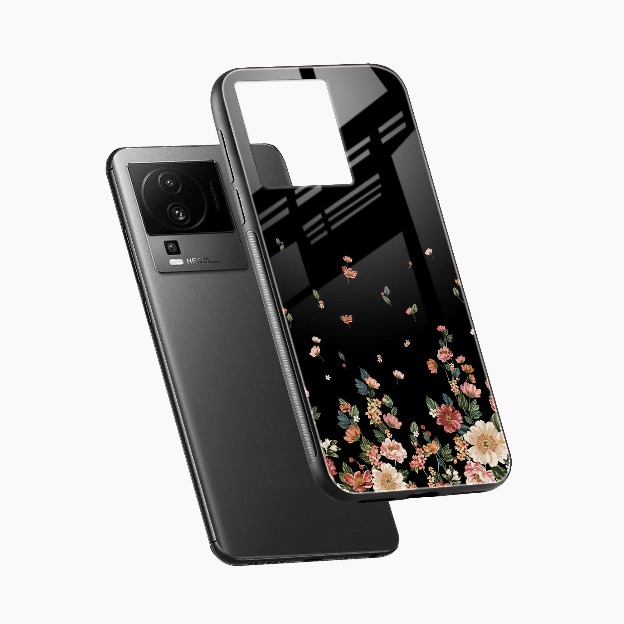 Graceful Floral Iqoo Neo 7 Pro 5G Back Cover