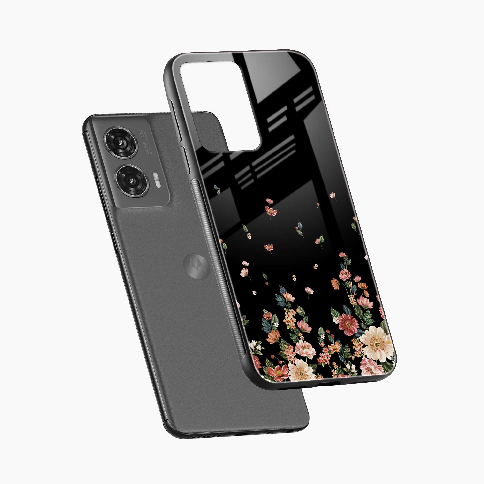 Graceful Floral Motorola G96 5G Back Cover