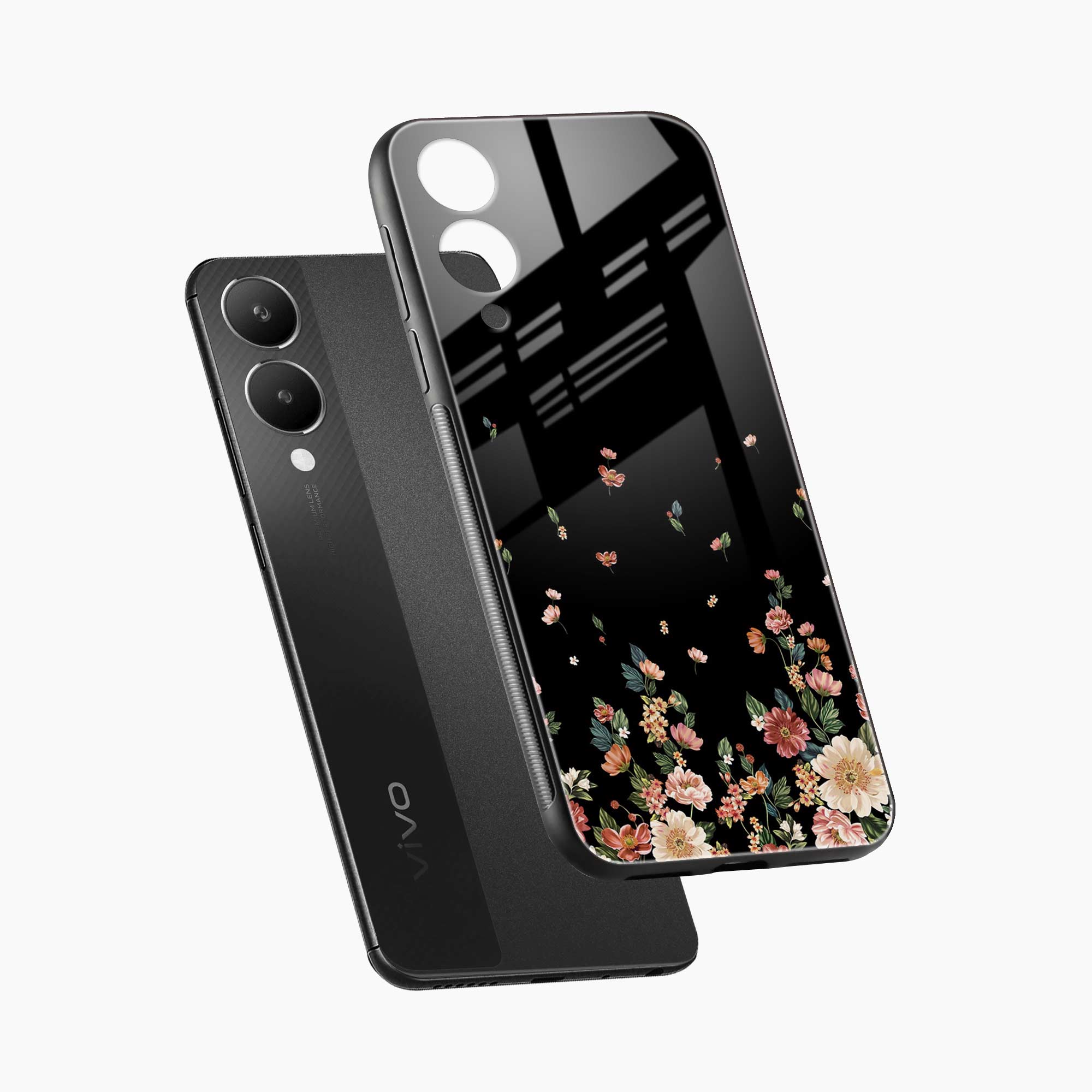 Graceful Floral Vivo Y28 5G Back Cover