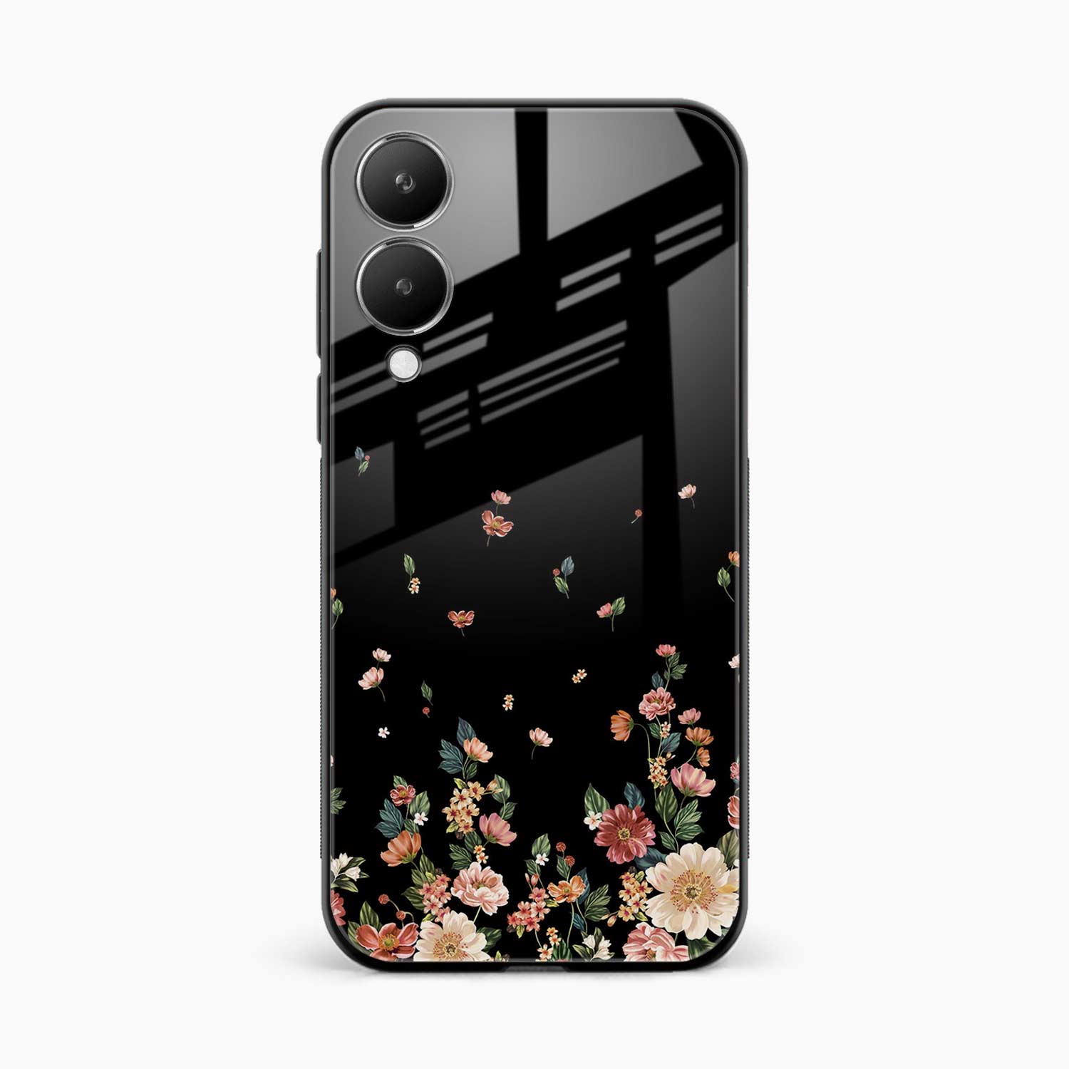 Graceful Floral Vivo Y28 5G Back Cover