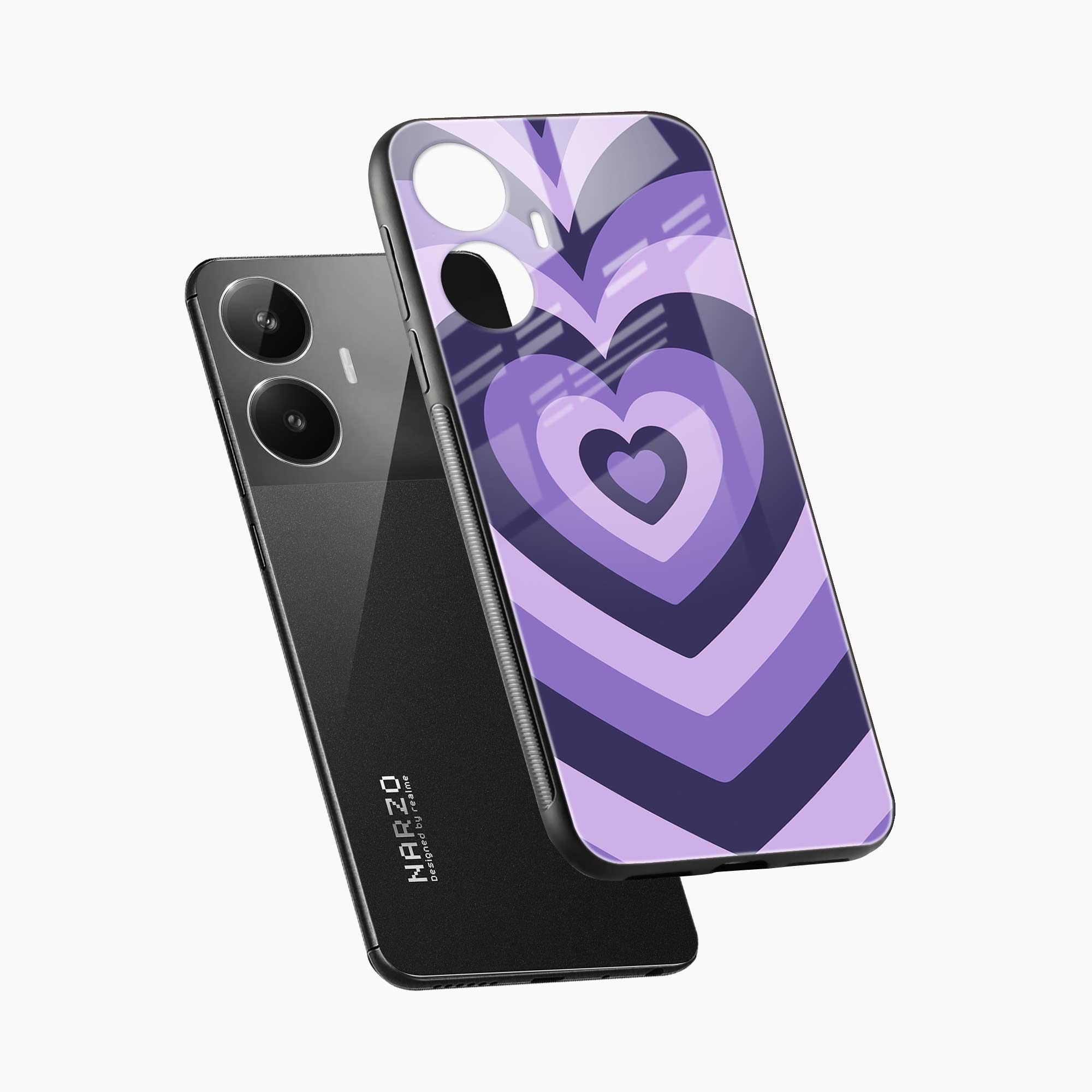 Hearts Realme Narzo N55 Back Cover