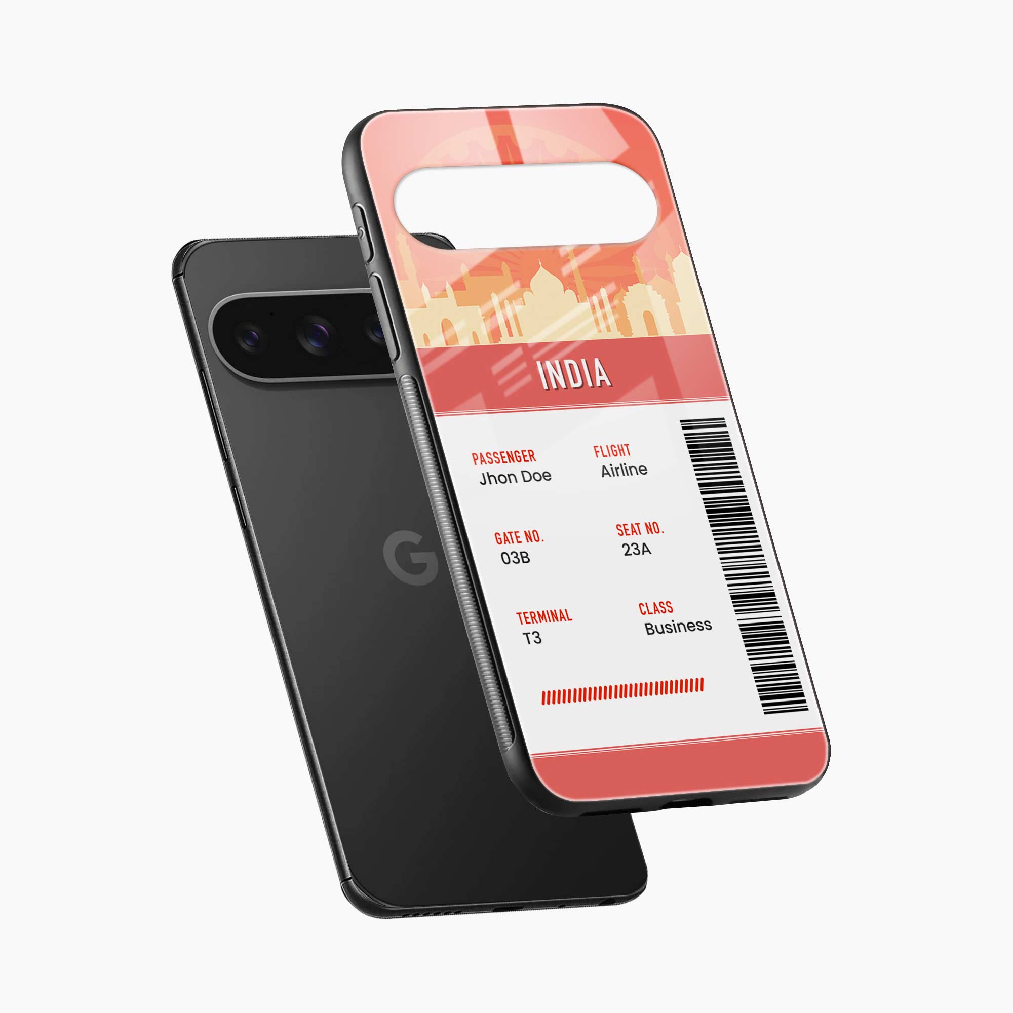India Boarding Pass Google Pixel 10 Back Cover