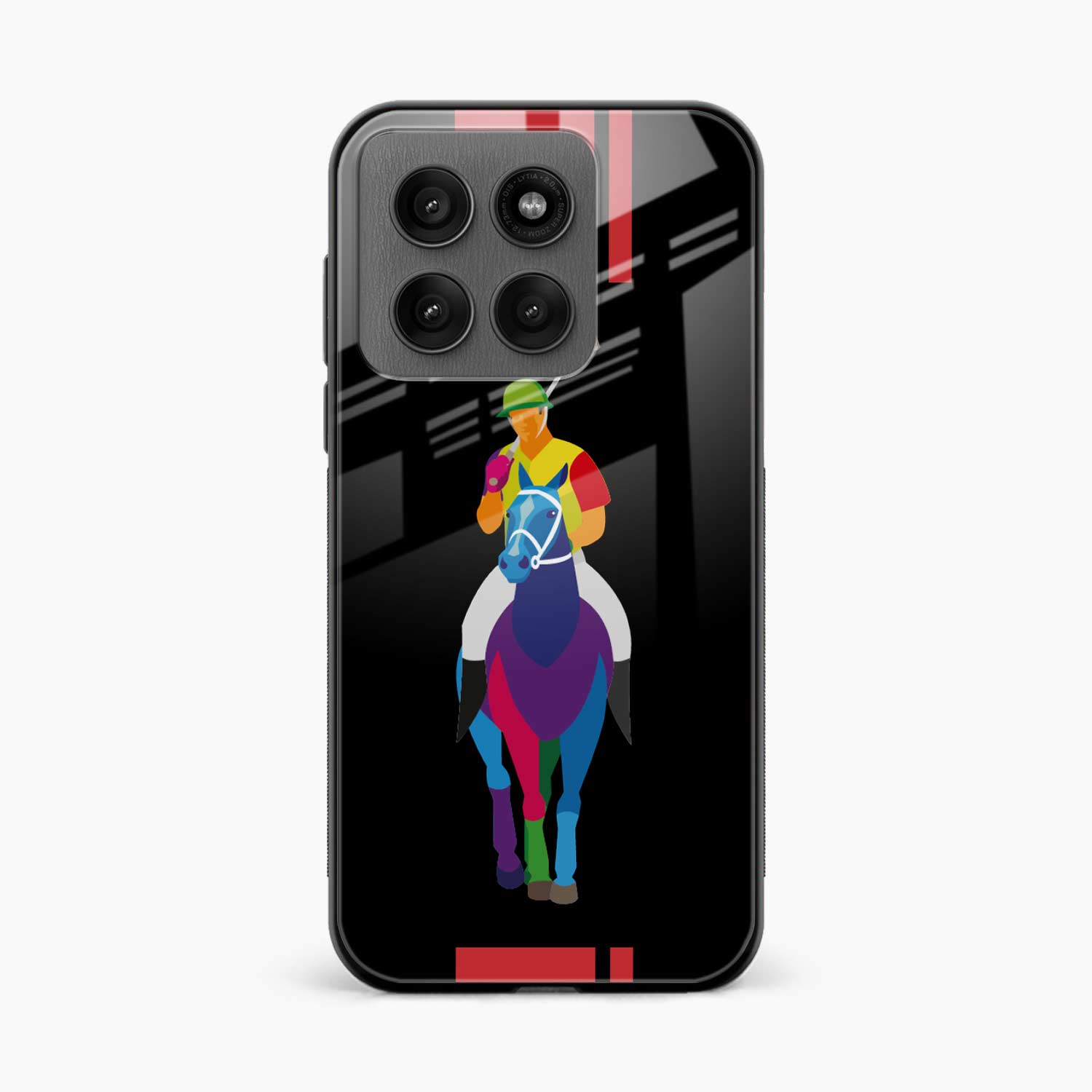 Multicolor Sant Barbara Polo Black Motorola Edge 60 5G Back Cover