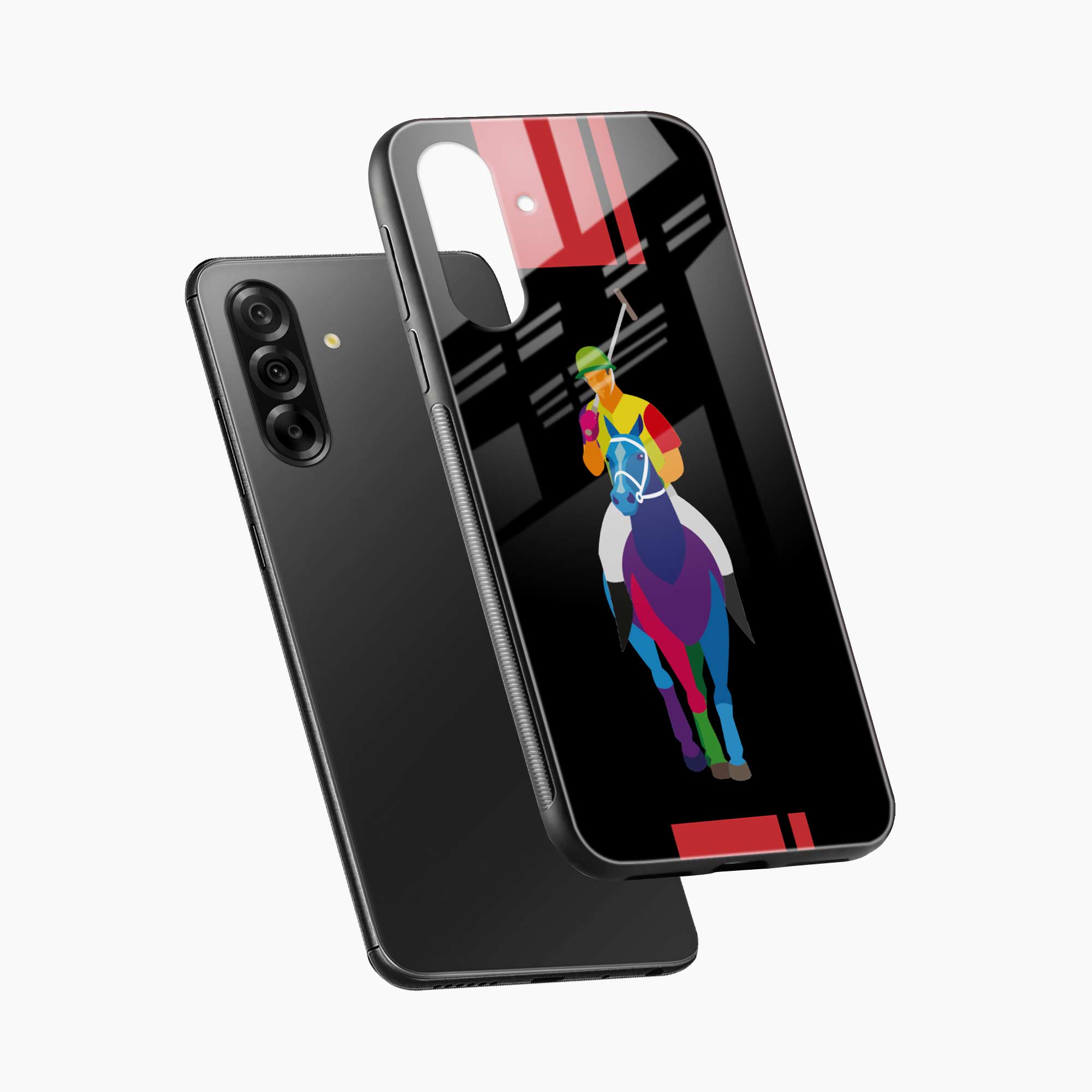 Multicolor Sant Barbara Polo Black Samsung A17 5G Back Cover