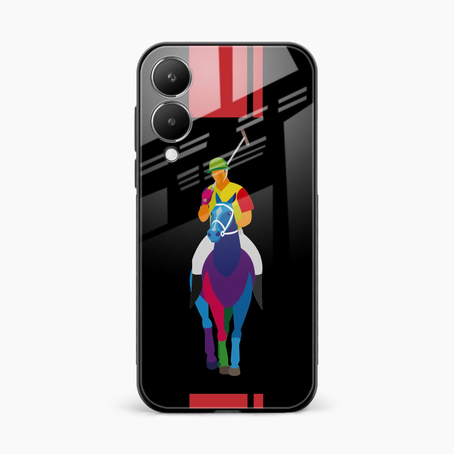 Multicolor Sant Barbara Polo Black Vivo Y28 5G Back Cover