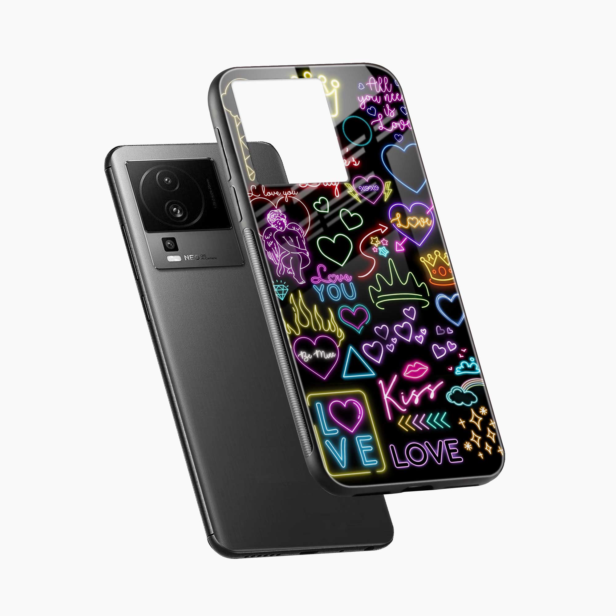 Neon Lights Iqoo Neo 7 Pro 5G Back Cover