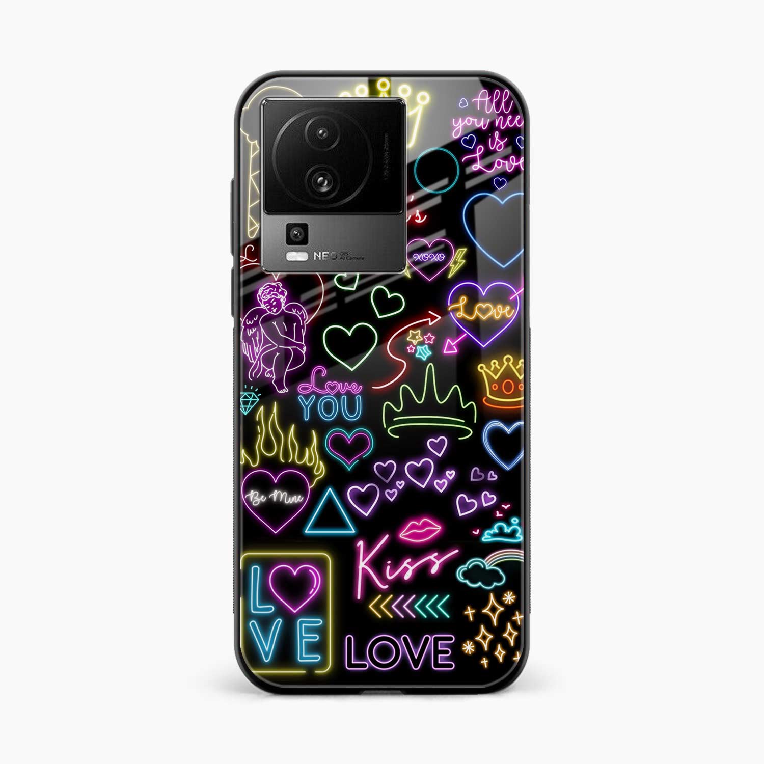 Neon Lights Iqoo Neo 7 Pro 5G Back Cover