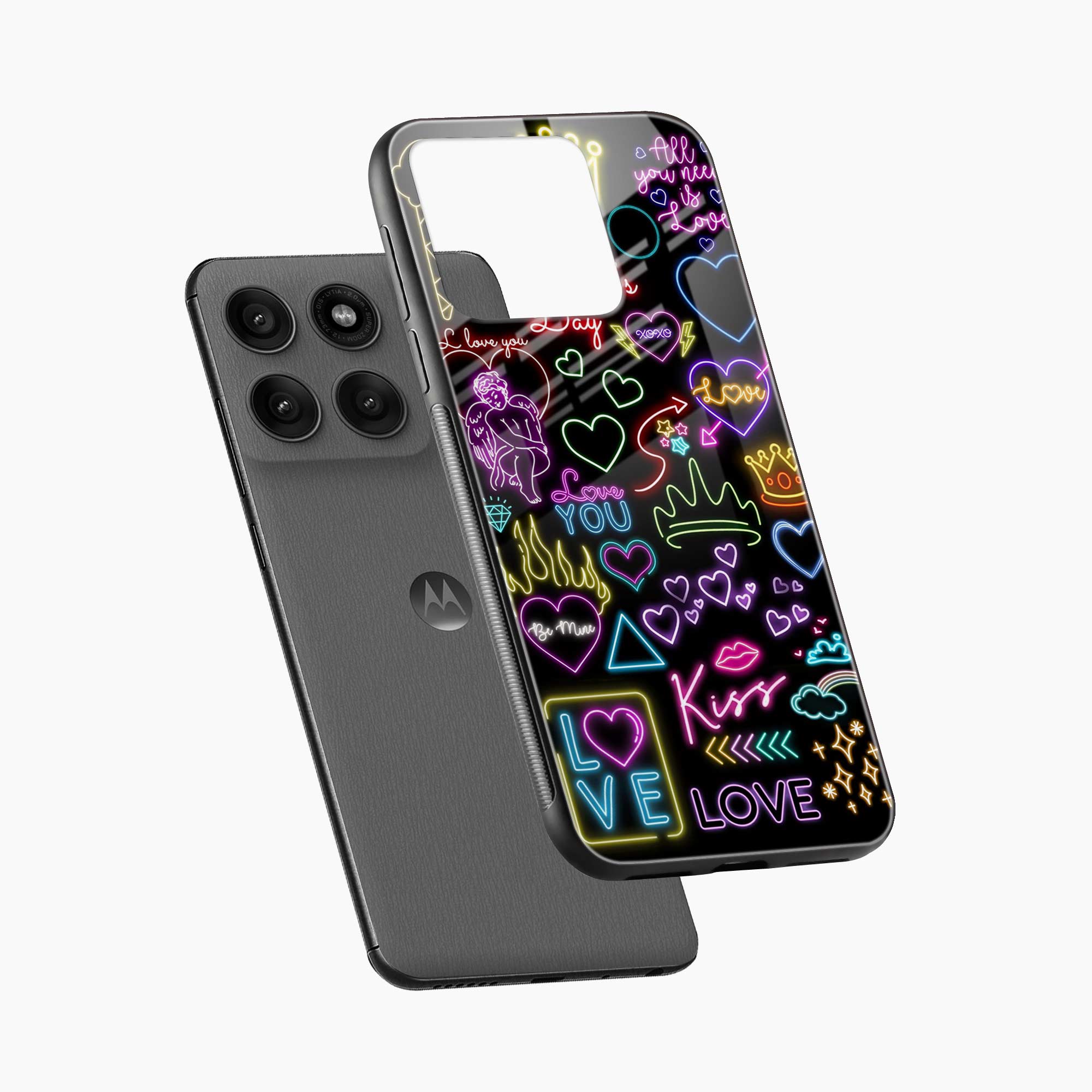 Neon Lights Motorola Edge 60 5G Back Cover