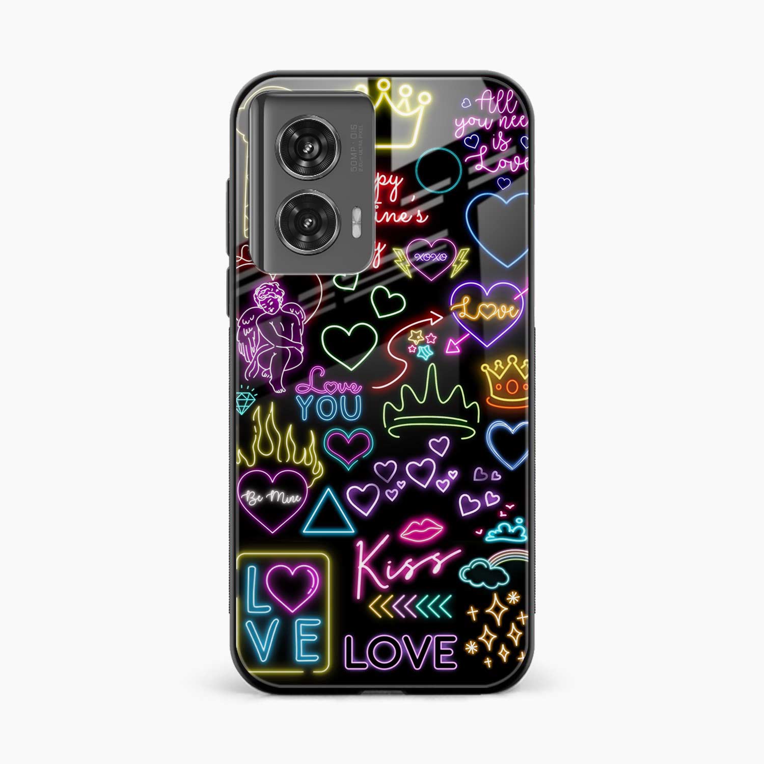 Neon Lights Motorola G96 5G Back Cover