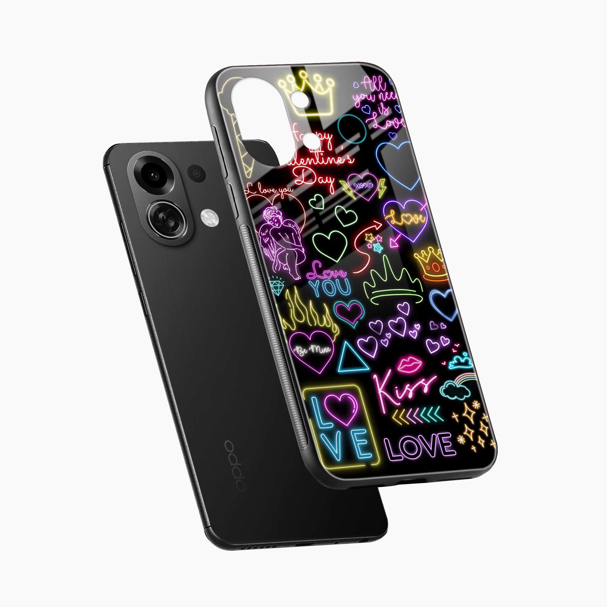 Neon Lights Oppo K13 Turbo 5G Back Cover