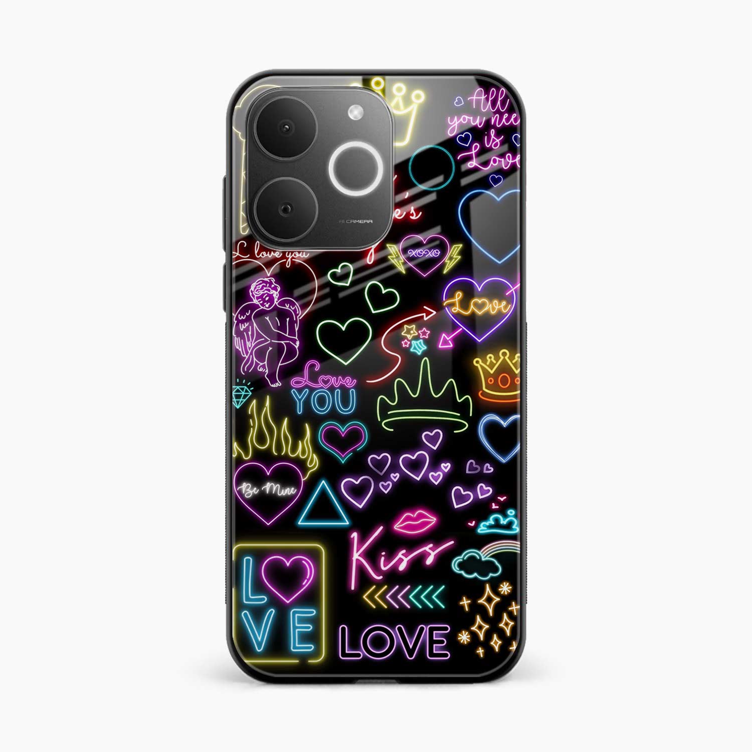 Neon Lights Realme Narzo 80 Lite 4G Back Cover