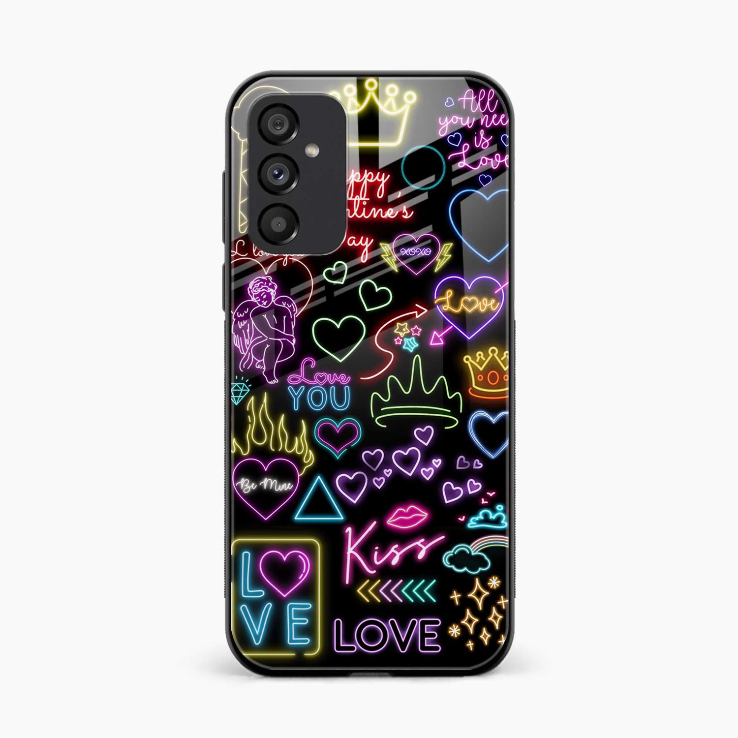 Neon Lights Samsung S25 FE Back Cover