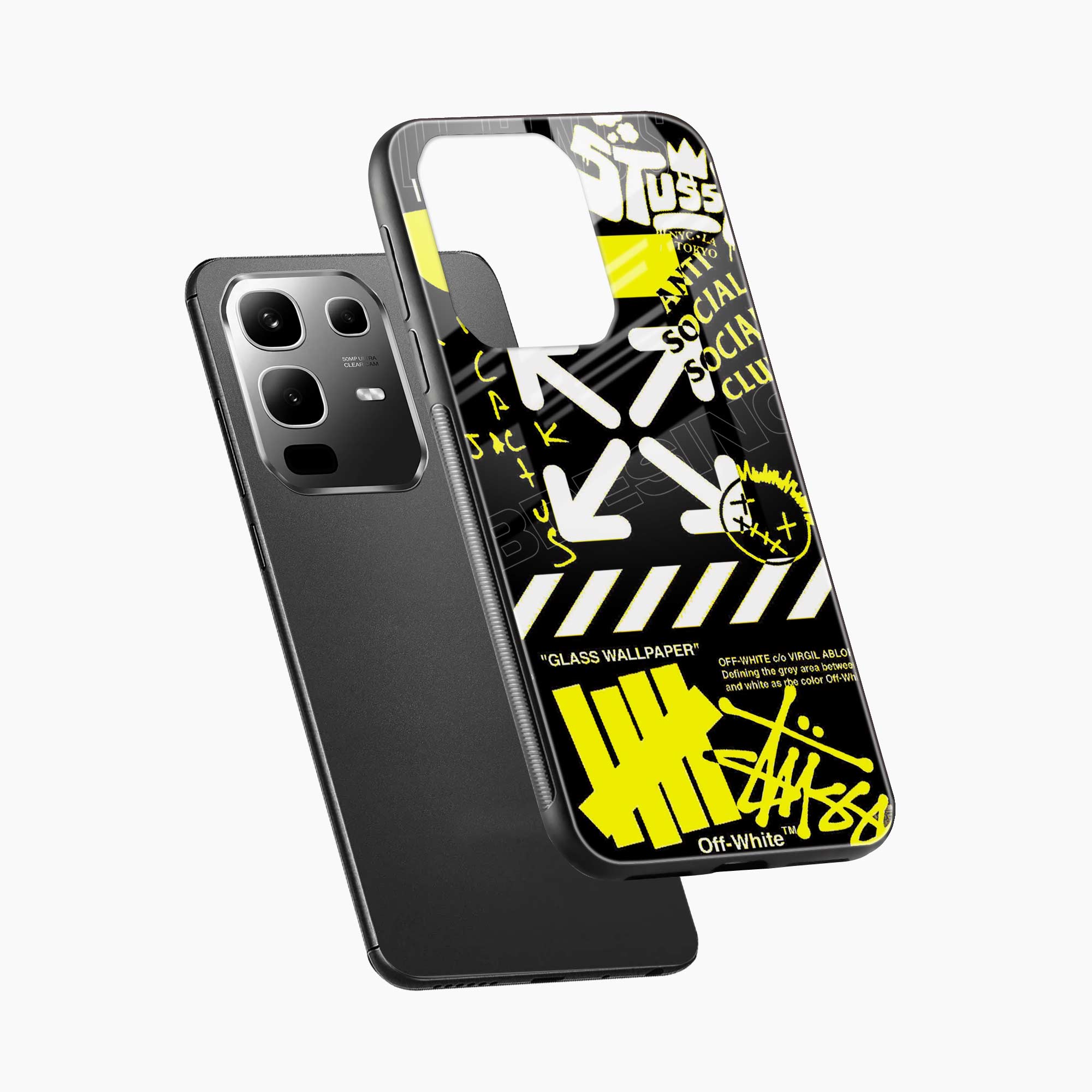 Neon Off White Infinix Note 50s 5G Plus Back Cover