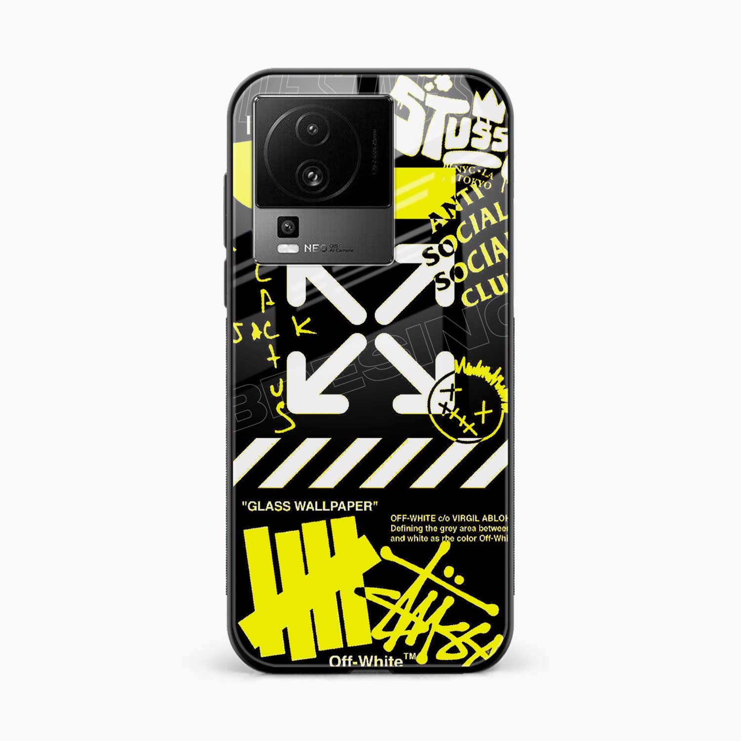 Neon Off White Iqoo Neo 7 Pro 5G Back Cover