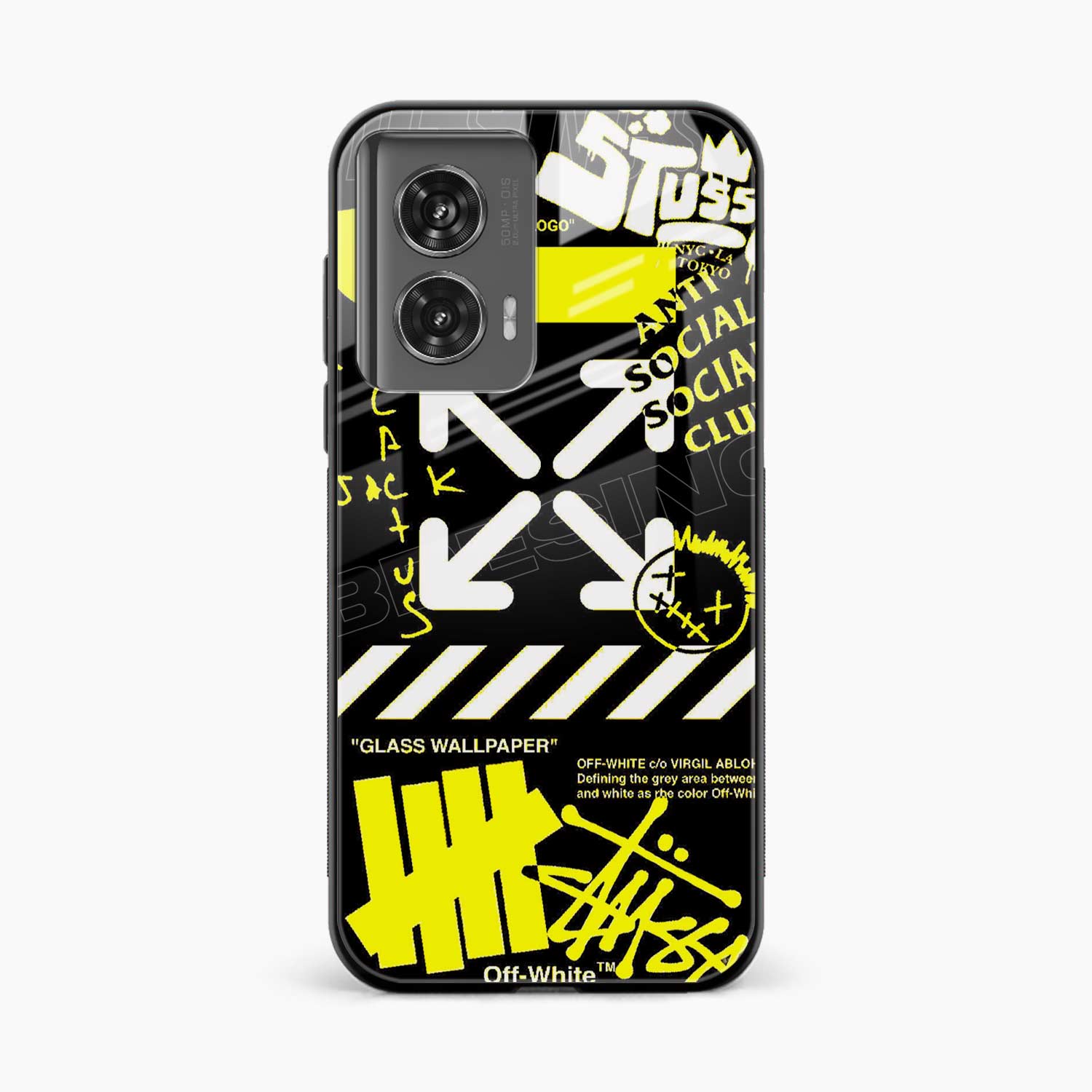 Neon Off White Motorola G96 5G Back Cover