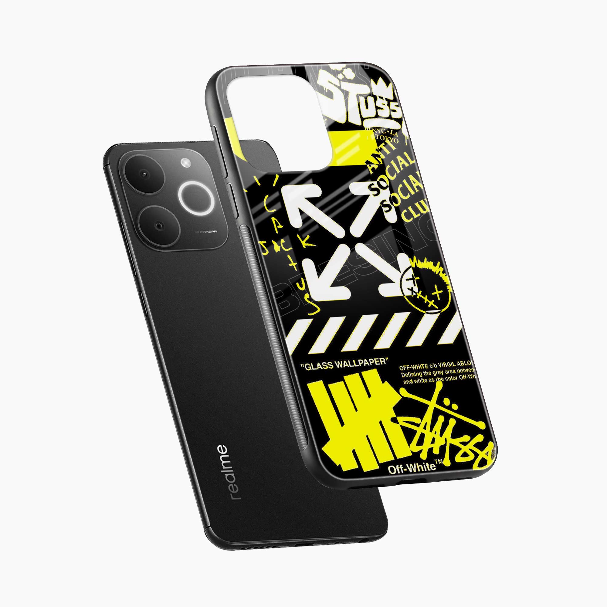 Neon Off White Realme Narzo 80 Lite 4G Back Cover