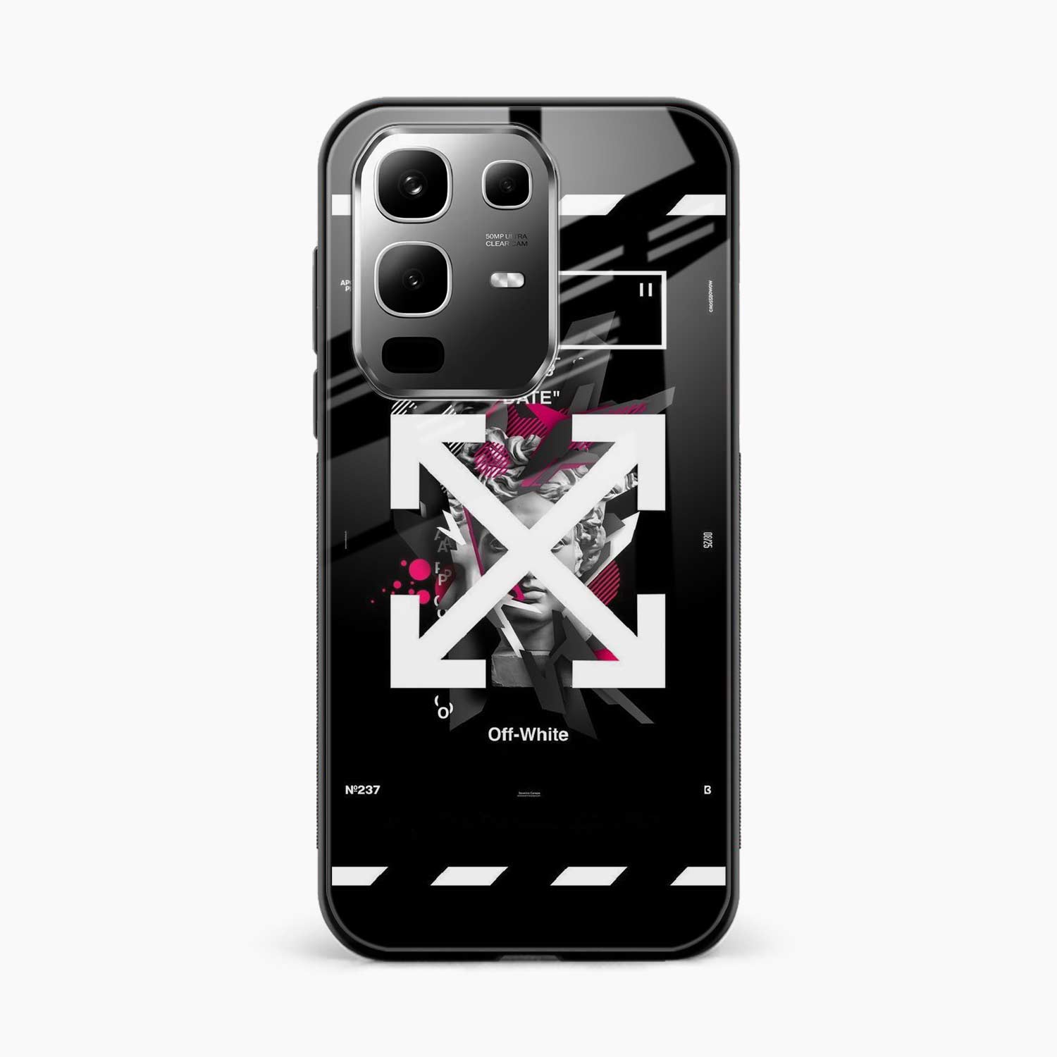 Off White Logo Infinix Note 50s 5G Plus Back Cover