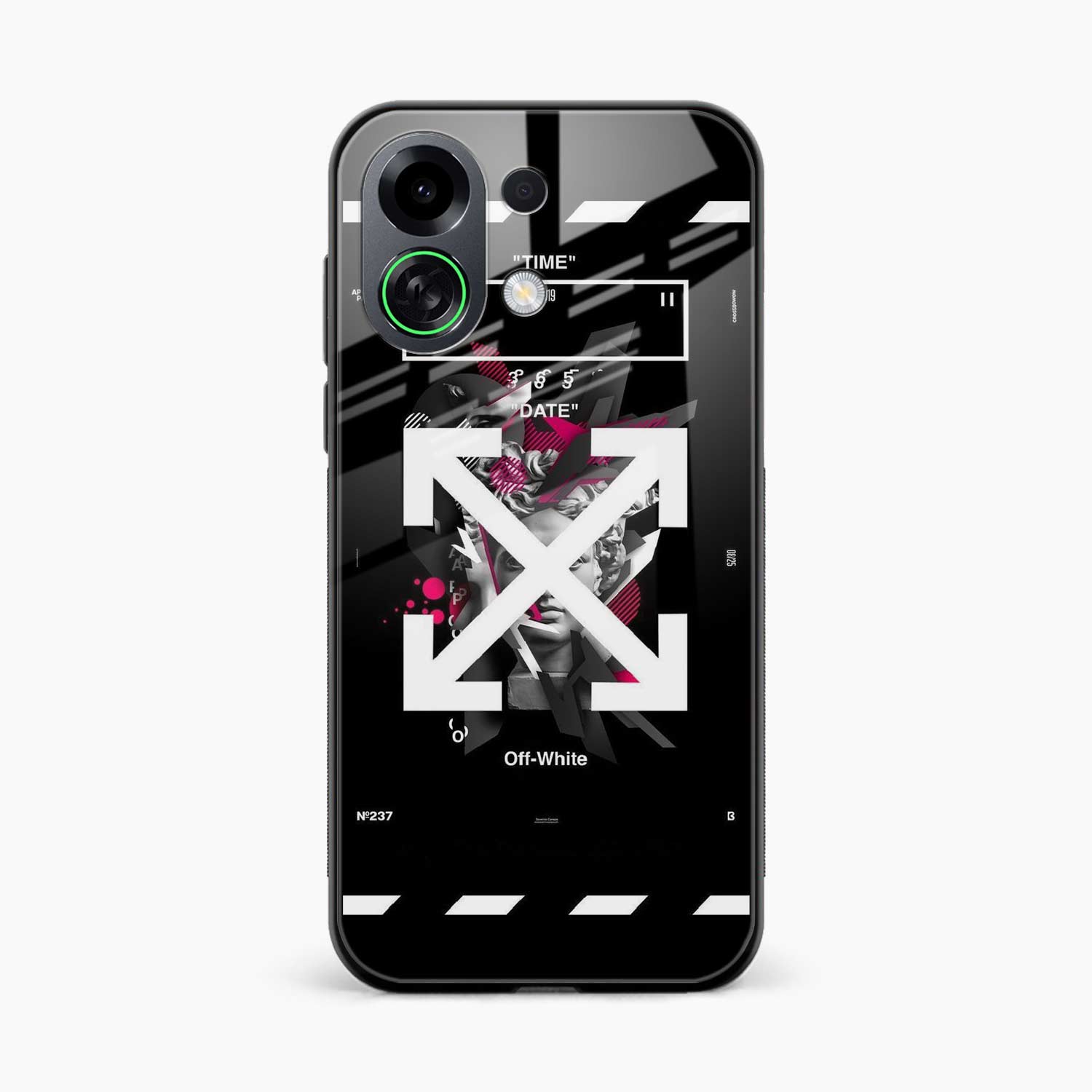 Off White Logo Oppo K13 Turbo 5G Back Cover