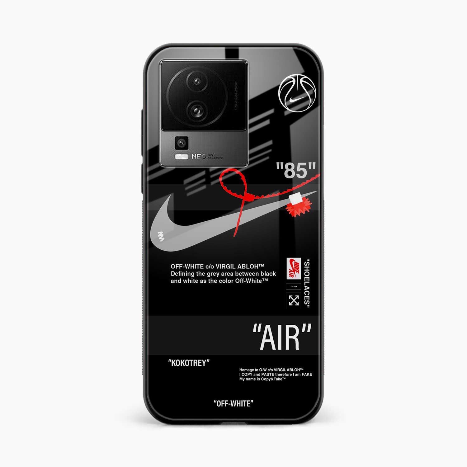 Off White Iqoo Neo 7 Pro 5G Back Cover