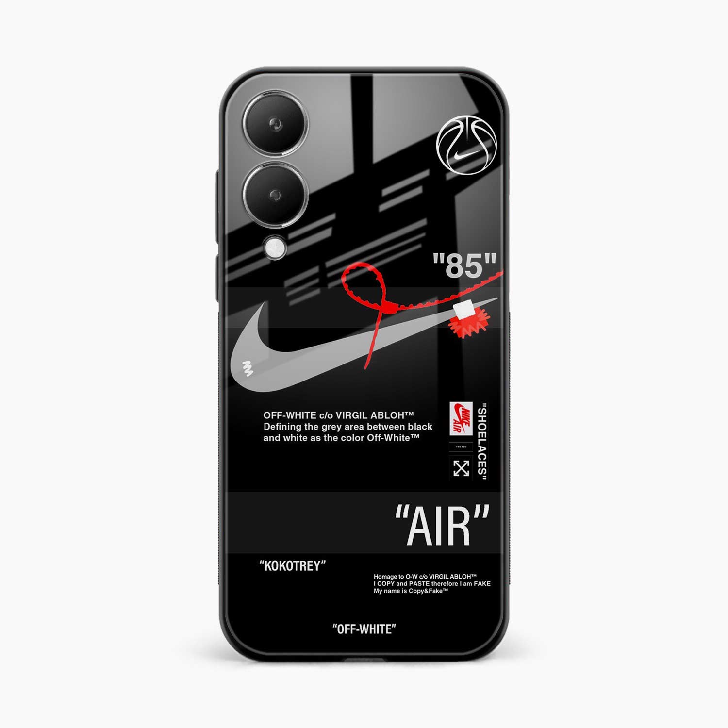 Off White Vivo Y28 5G Back Cover