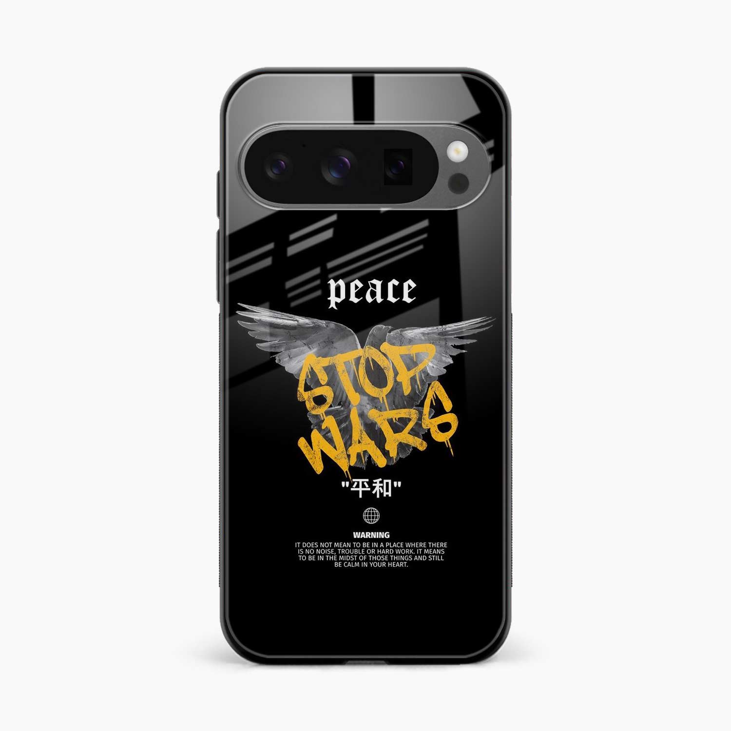 Peace Stop Wars Google Pixel 10 Pro Back Cover