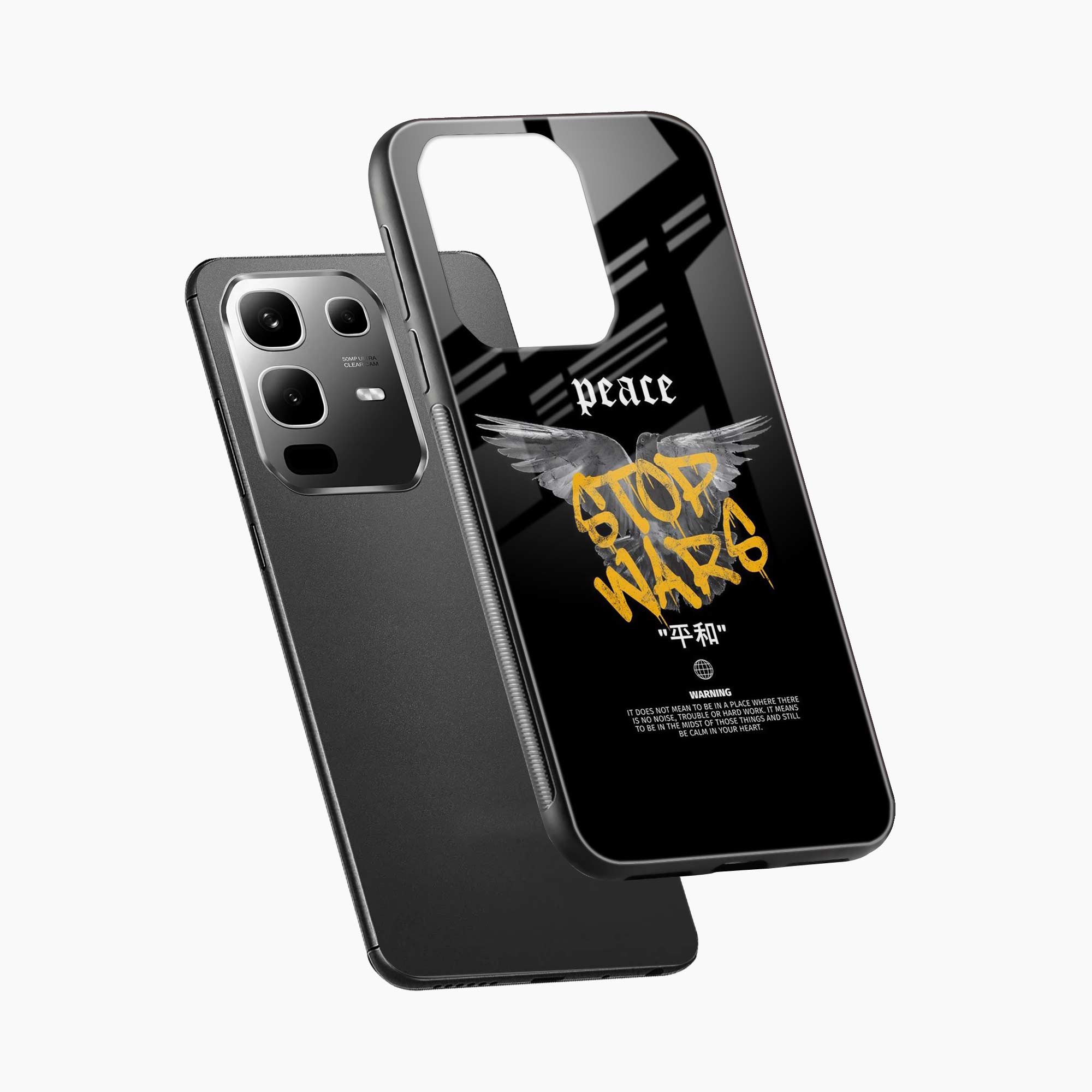 Peace Stop Wars Infinix Note 50s 5G Plus Back Cover