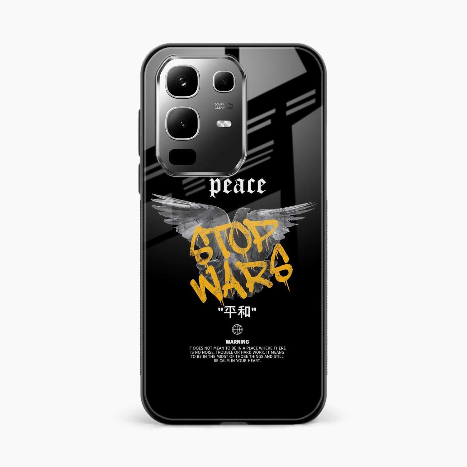 Peace Stop Wars Infinix Note 50s 5G Plus Back Cover