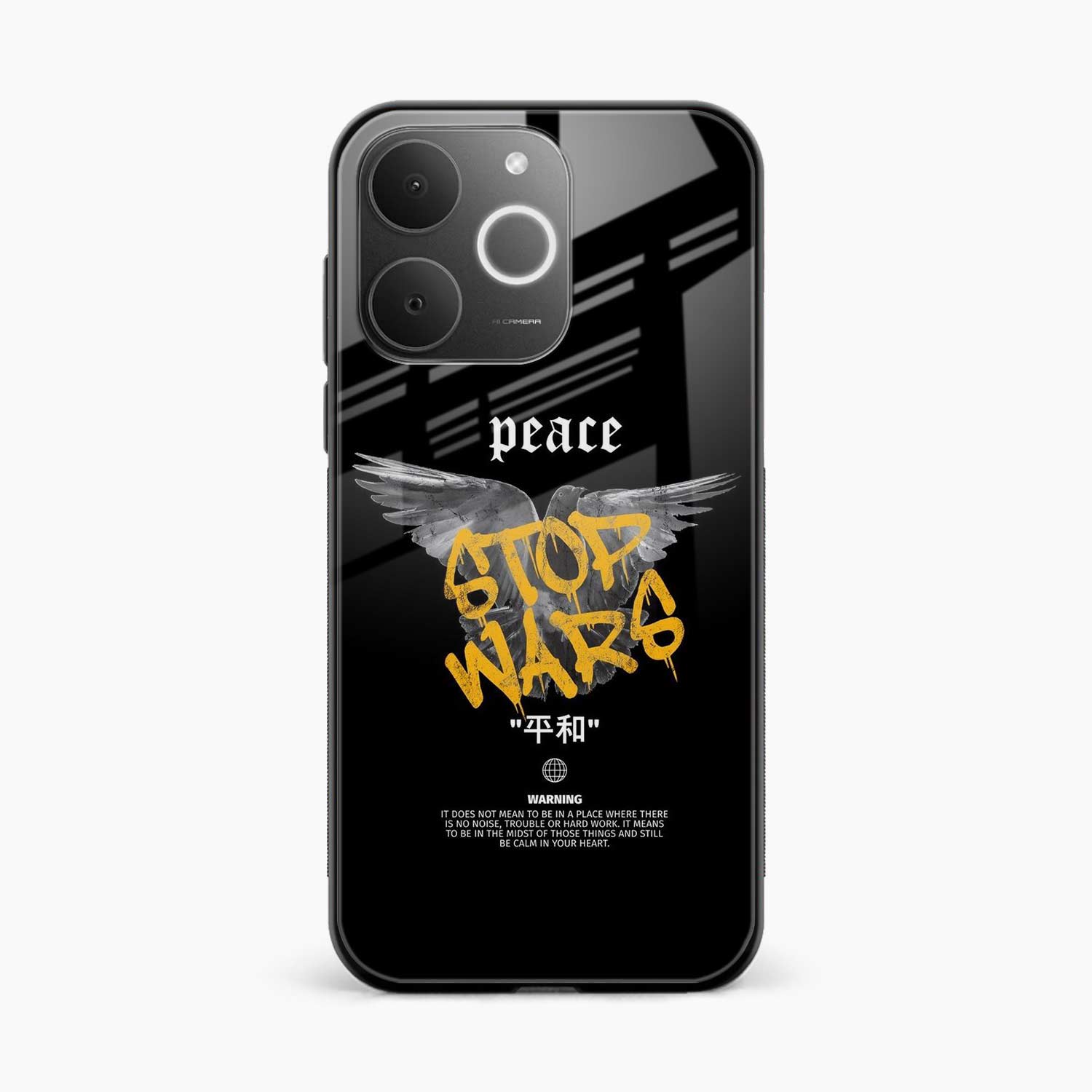 Peace Stop Wars Realme Narzo 80 Lite 4G Back Cover