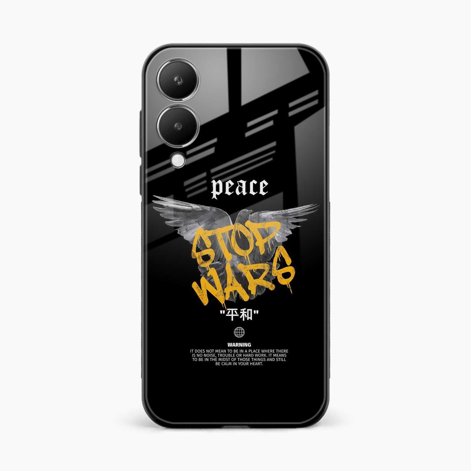 Peace Stop Wars Vivo Y28 5G Back Cover