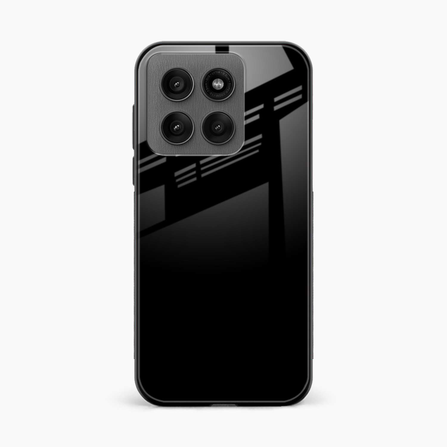 Pure Black Motorola Edge 60 5G Back Cover