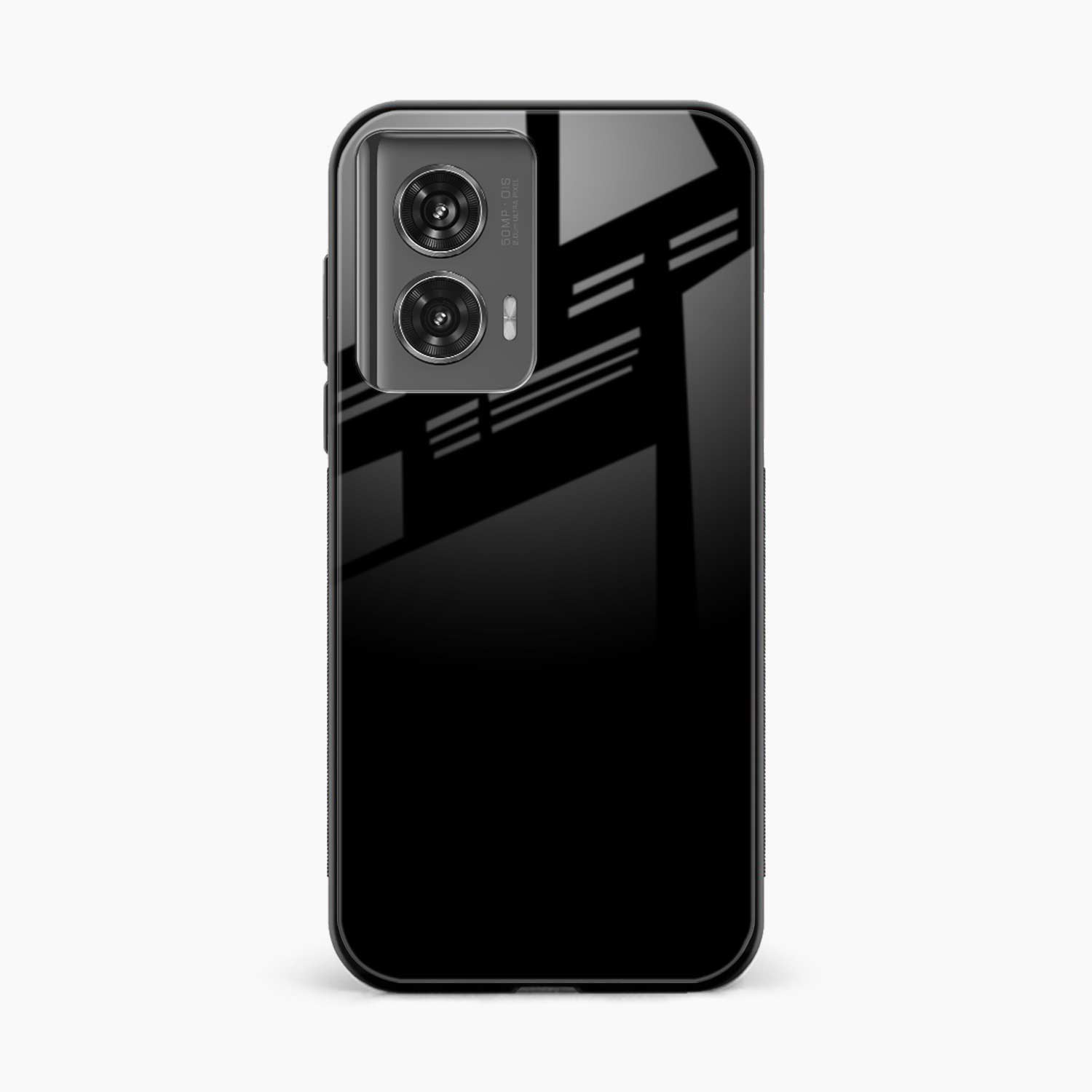 Pure Black Motorola G96 5G Back Cover